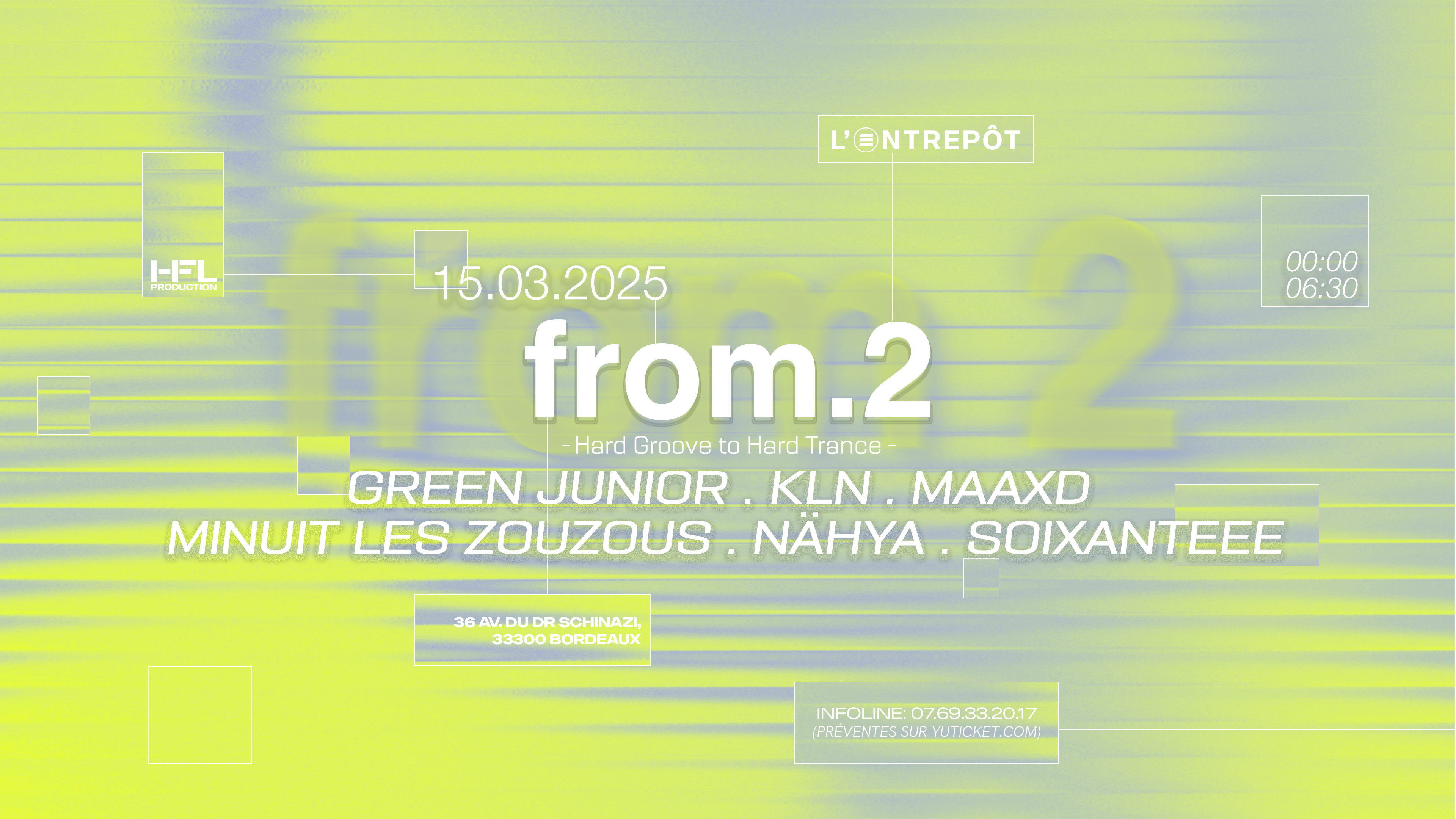 From 2  W/ Green Junior / Kln / Maaxd / Minuit Les Zouzous