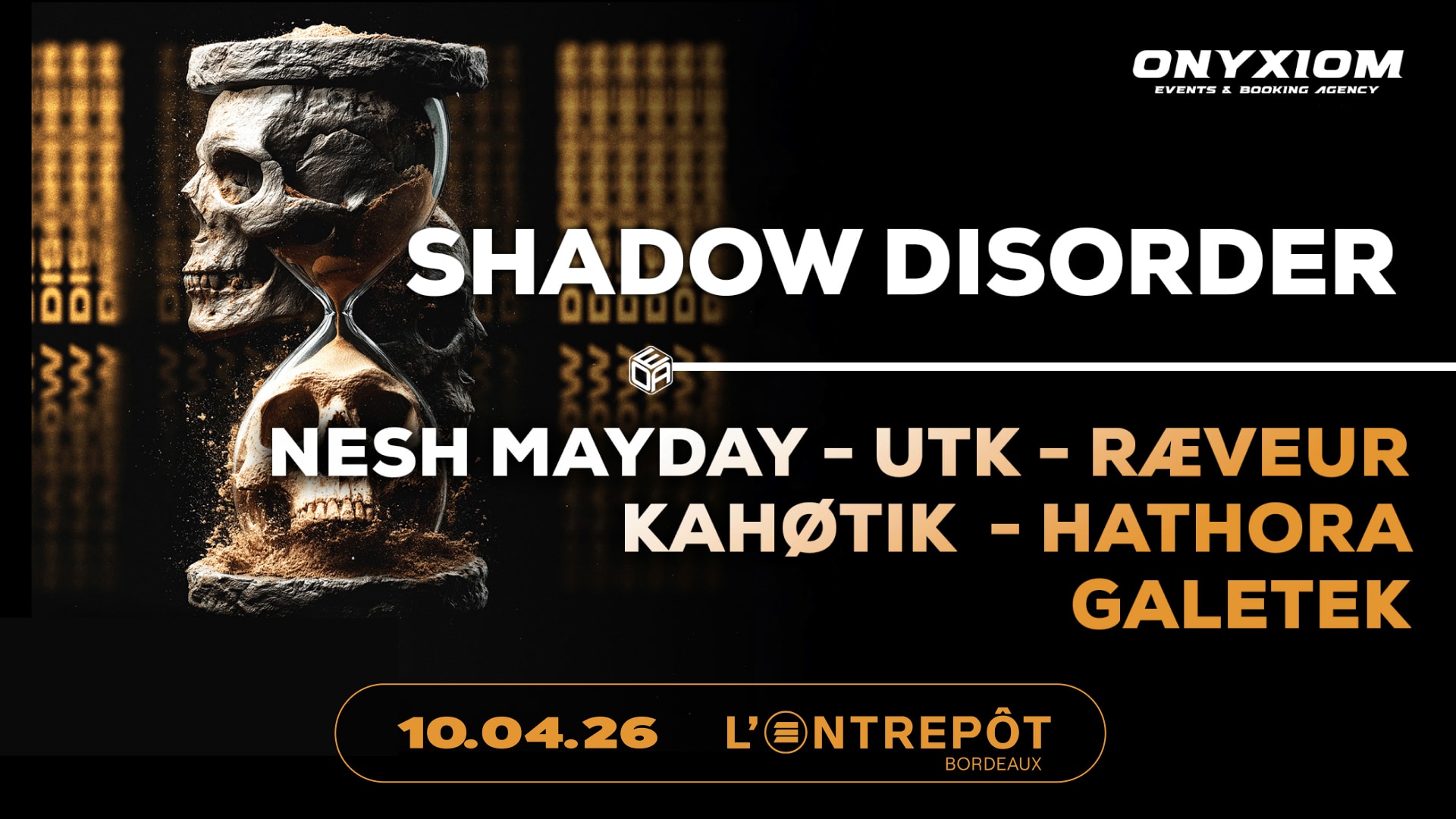 Shadow Disorder - W/ Nesh Mayday, Utk, Galetek & More