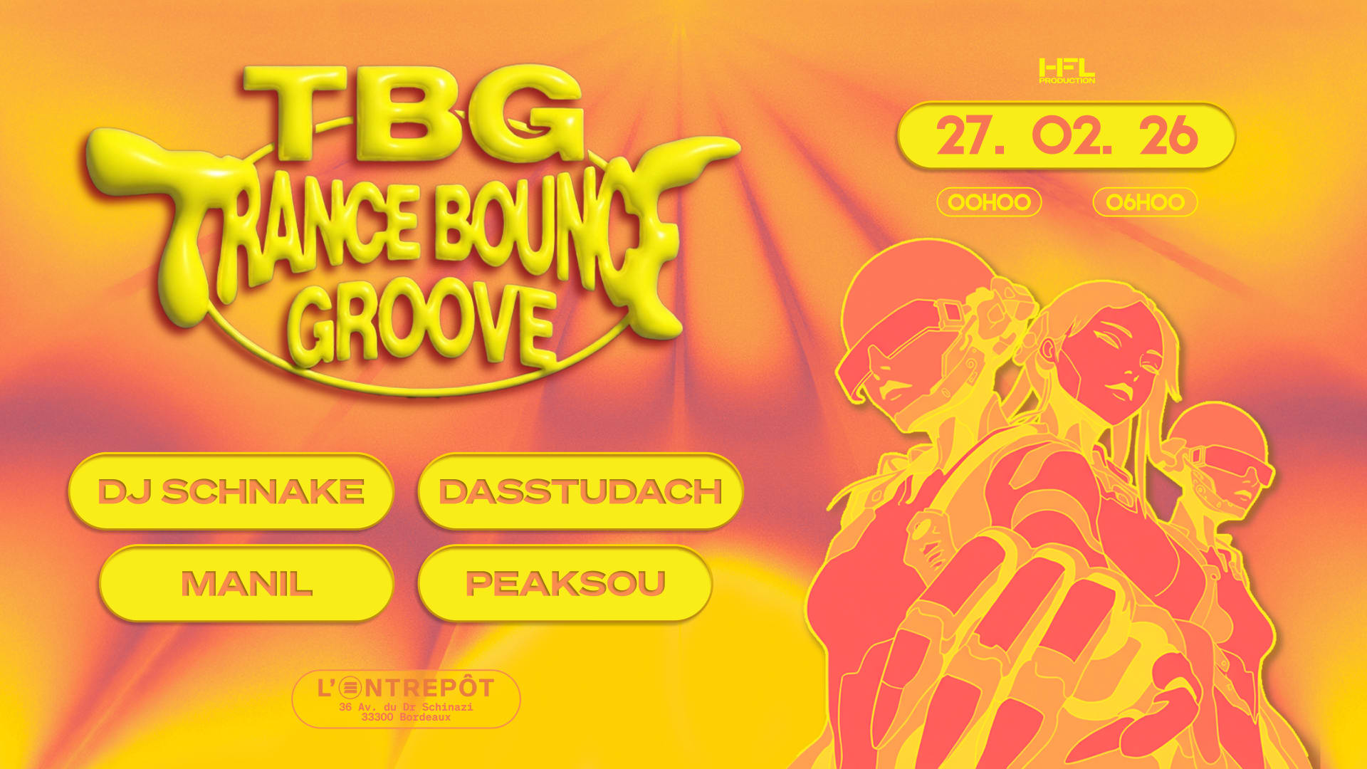 Tbg // Dj Schnake - Dasstudach - Manil - Peaksou