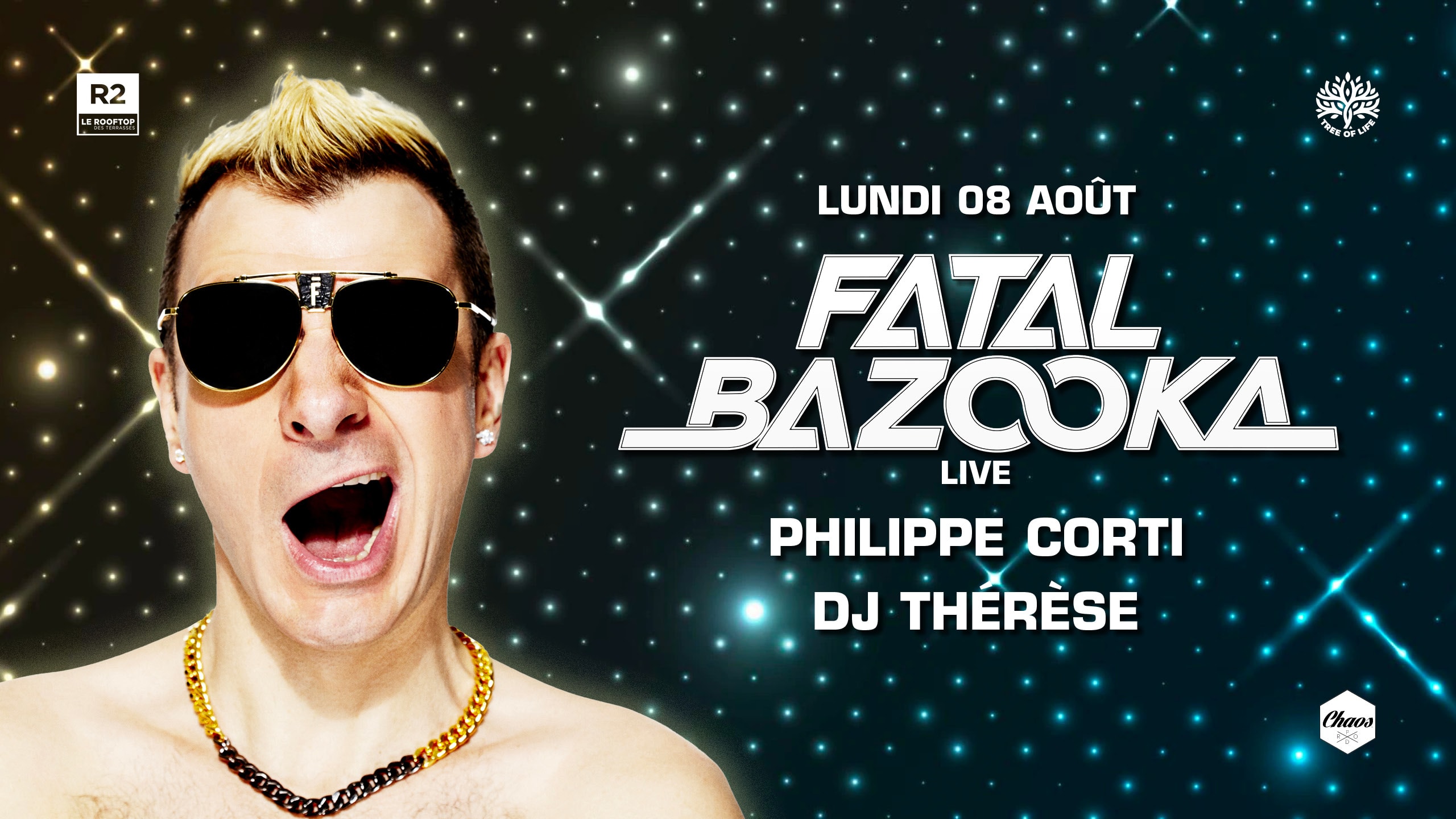 R2 I Le Rooftop - Fatal Bazooka, Philippe Corti, Dj Thérèse