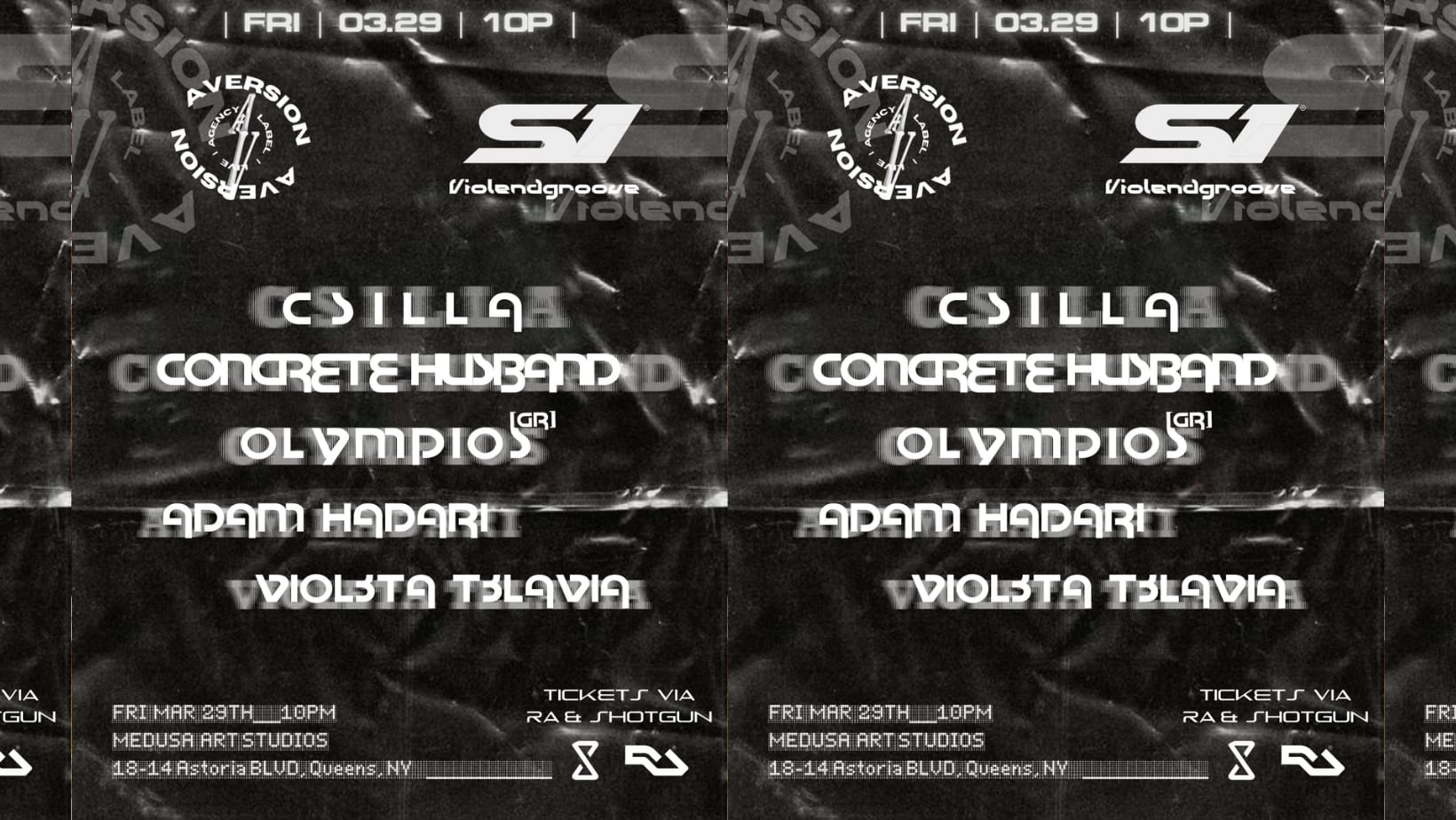 S1 X Aversion Present: Olympios (Gr) + More
