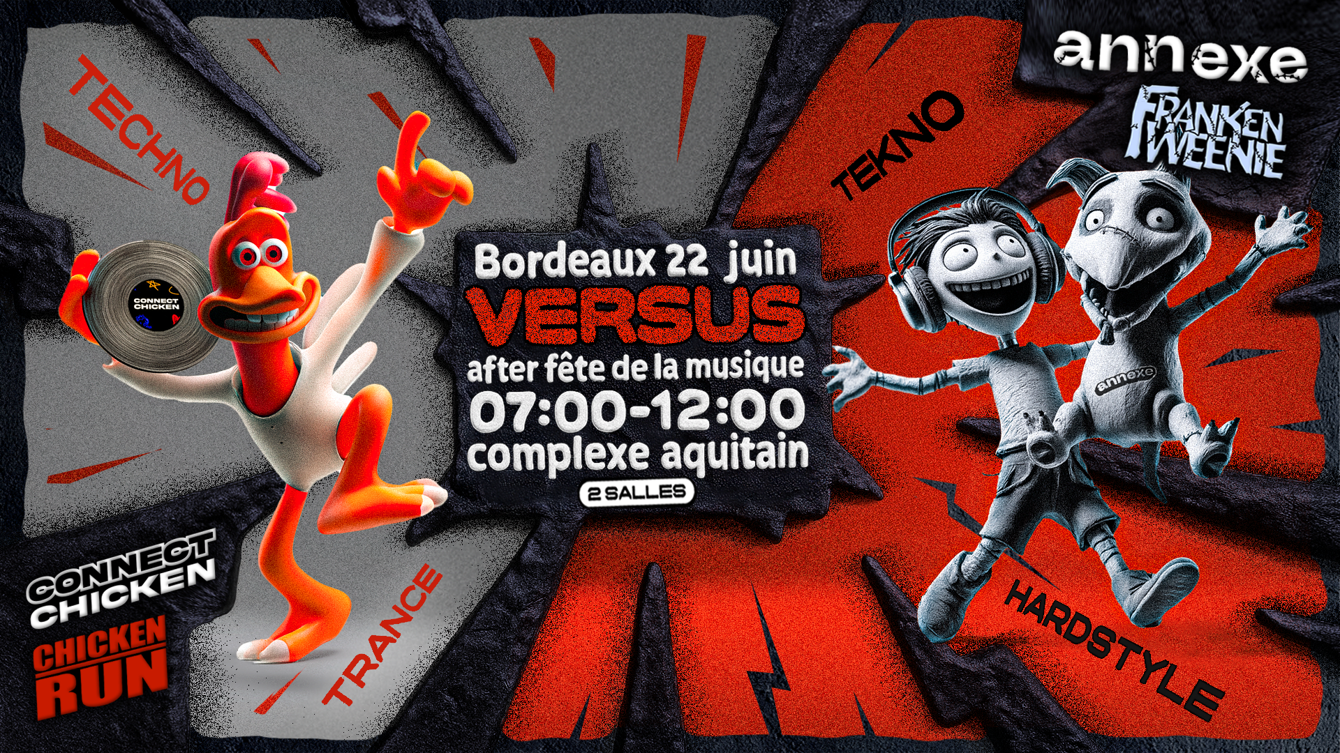 After Complexe Aquitain - Connect Chicken Versus Annexe