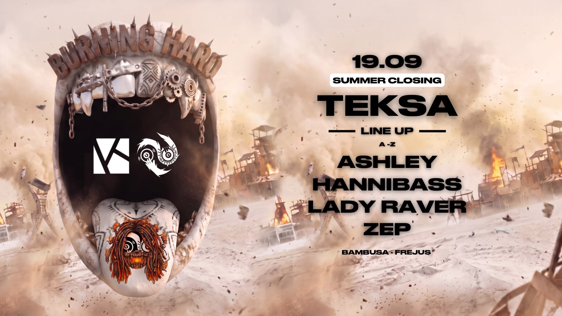 Burning Hard : Teksa, Hannibass - Summer Closing