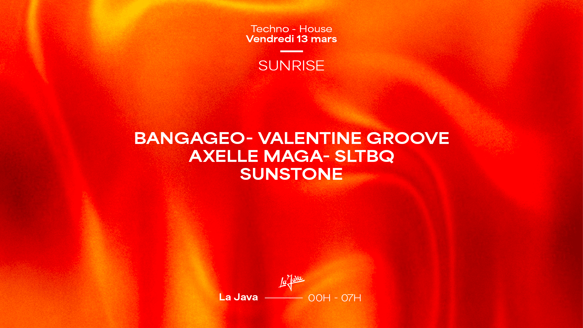Sunrise : Valentine Groove, Axelle Maga, Bangageo & More