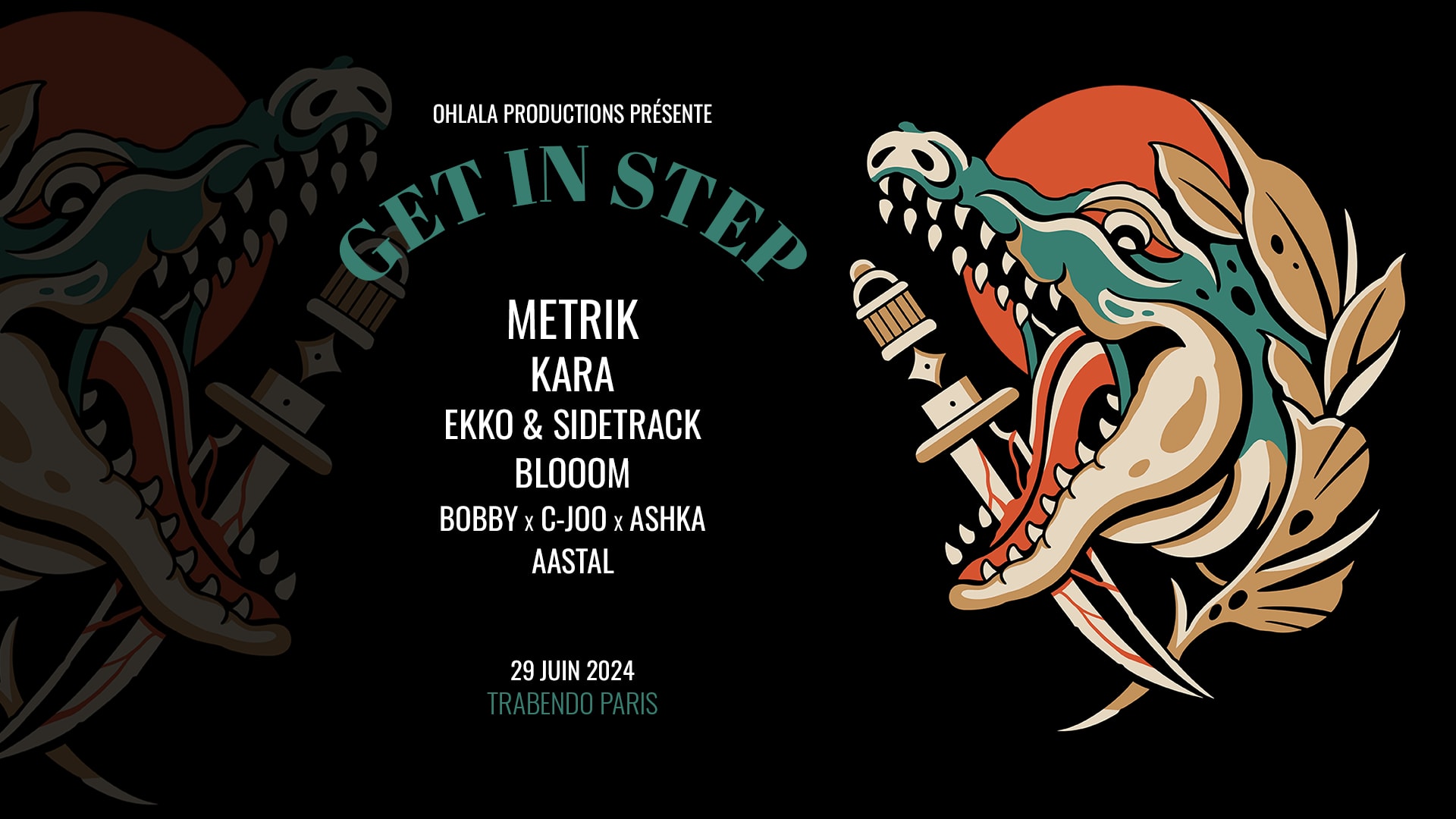 Get In Step W/ Metrik - Kara - Ekko & Sidetrack - Blooom...