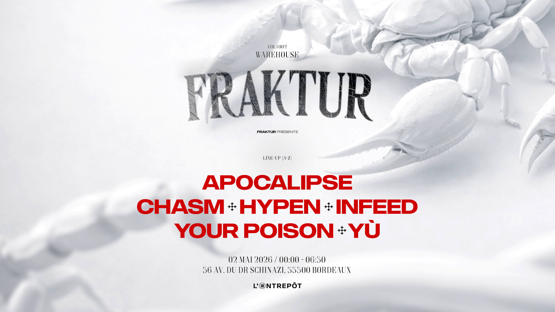 Fraktur W/ Infeed / Chasm / Apocalipse (...)