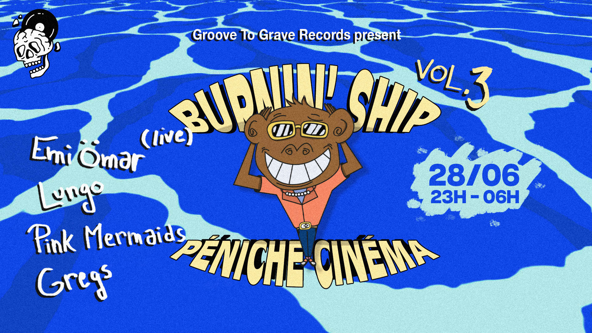 Burnin Ship 3 : Emi Ömar (Live), Lungo, Gregs, Pink Mermaids