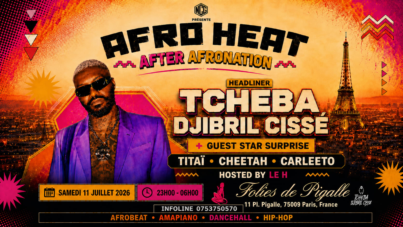 Afroheat— After Afronation W/ Djibril Cissé + Guest Surprise