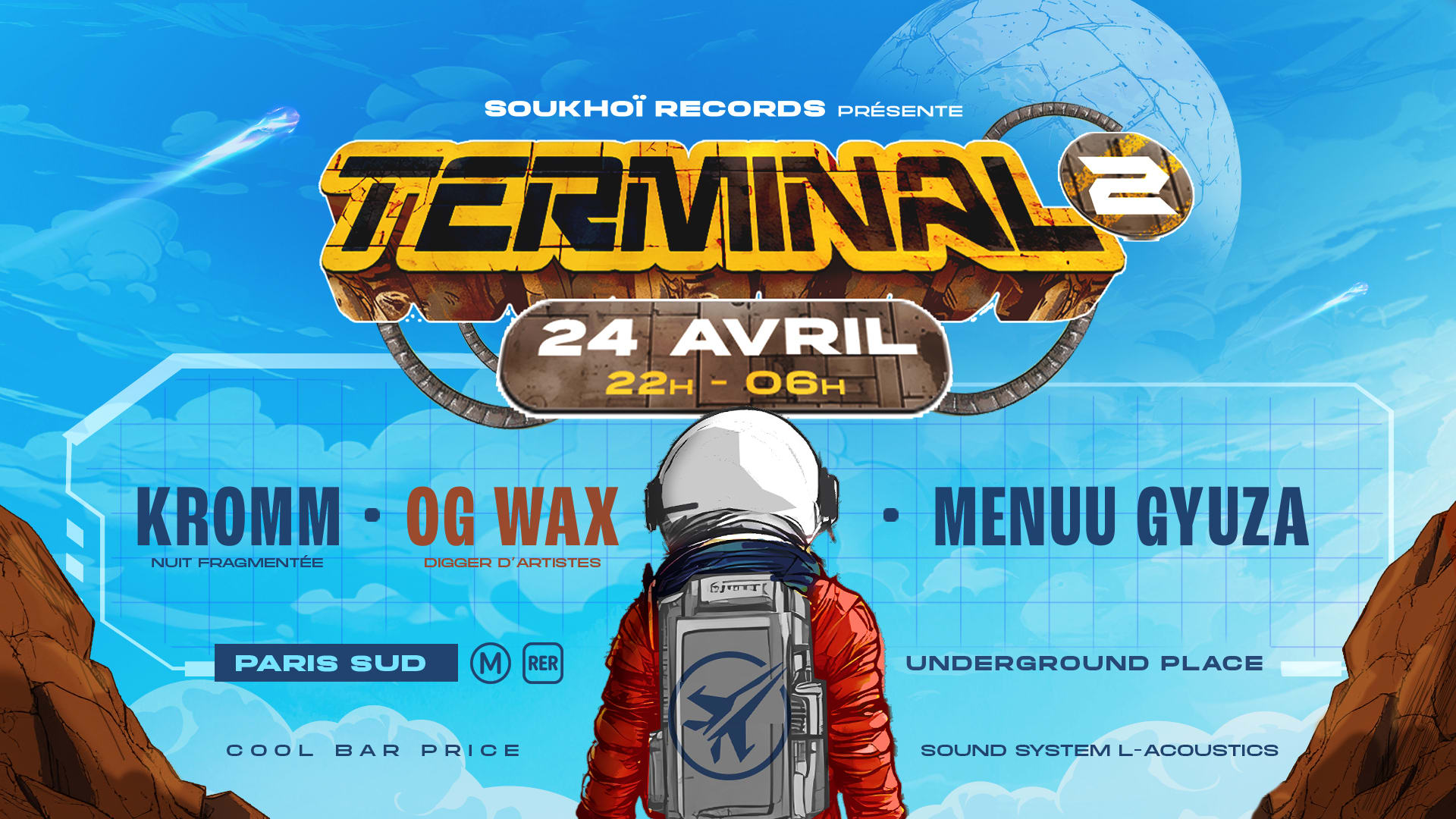 Soukhoi Records Terminal2 : Ogwax, Menuu Gyuza, Kromm
