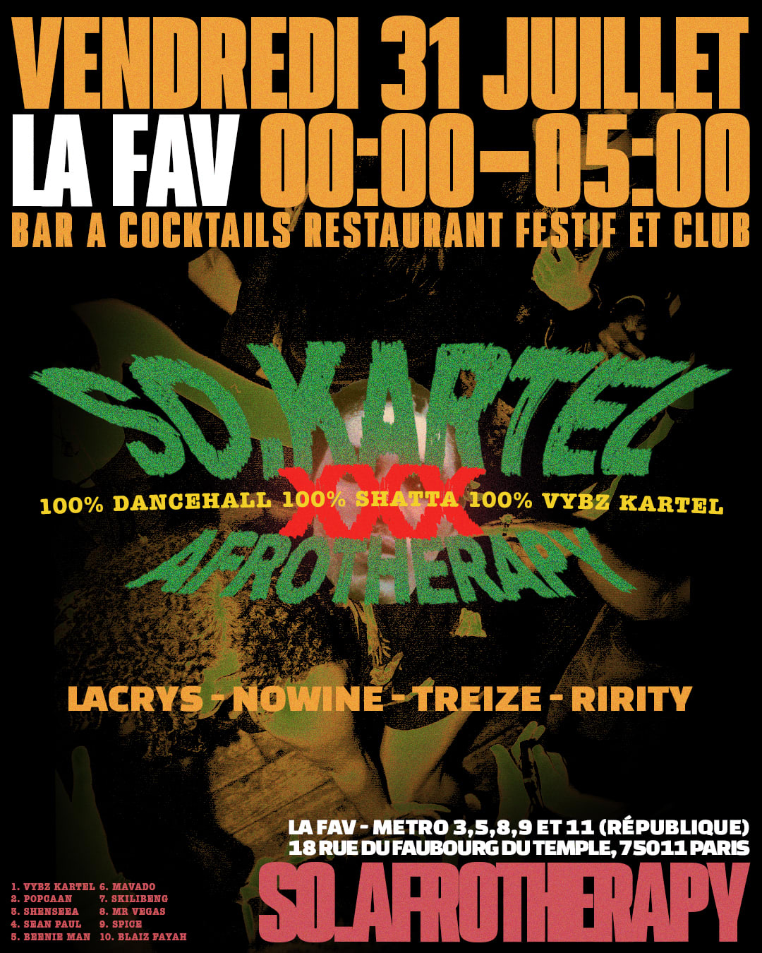 So Kartel X Afrotherapy 100% Dancehall Shatta Vybz Kartel