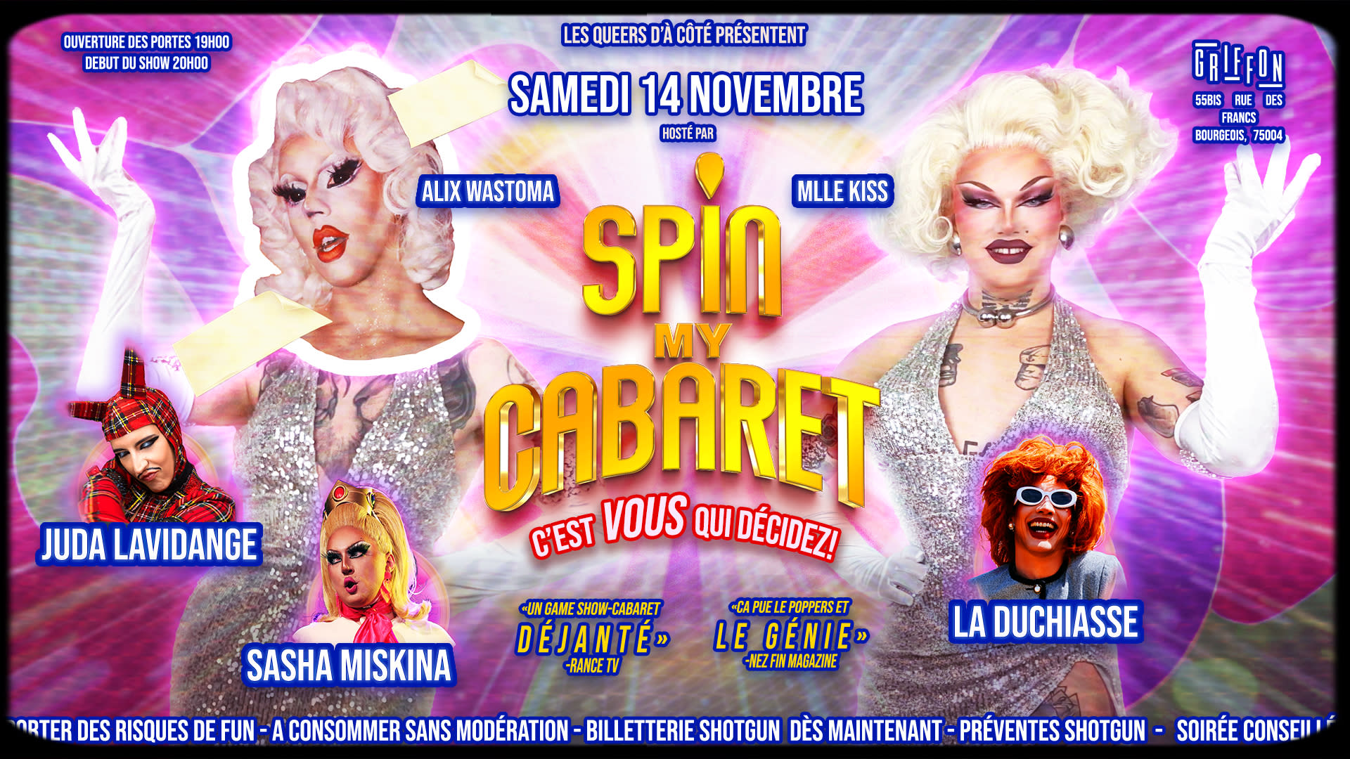 Spin My Cabaret 13 - 14/11
