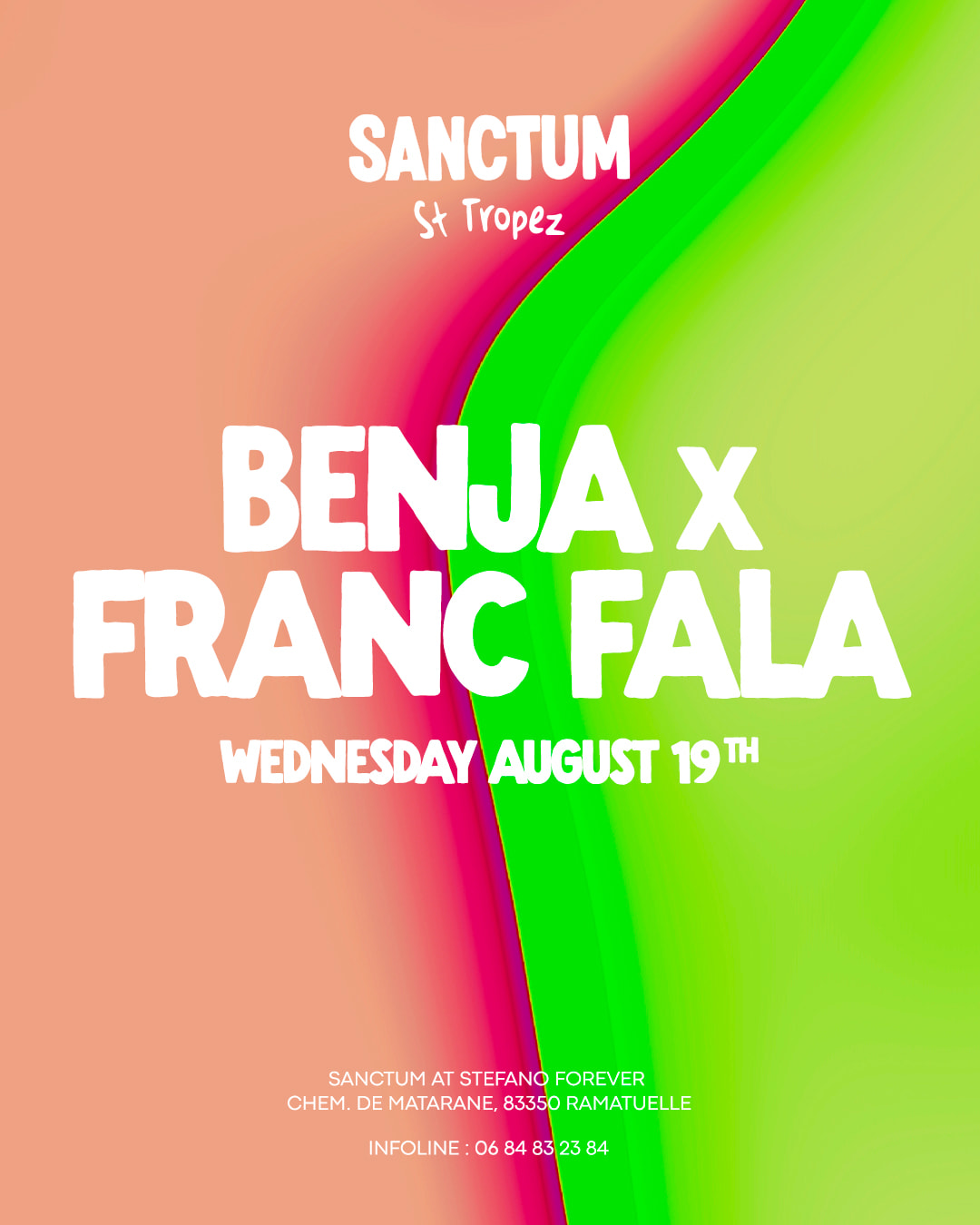 Benja & Franc Fala At Sanctum St-Tropez