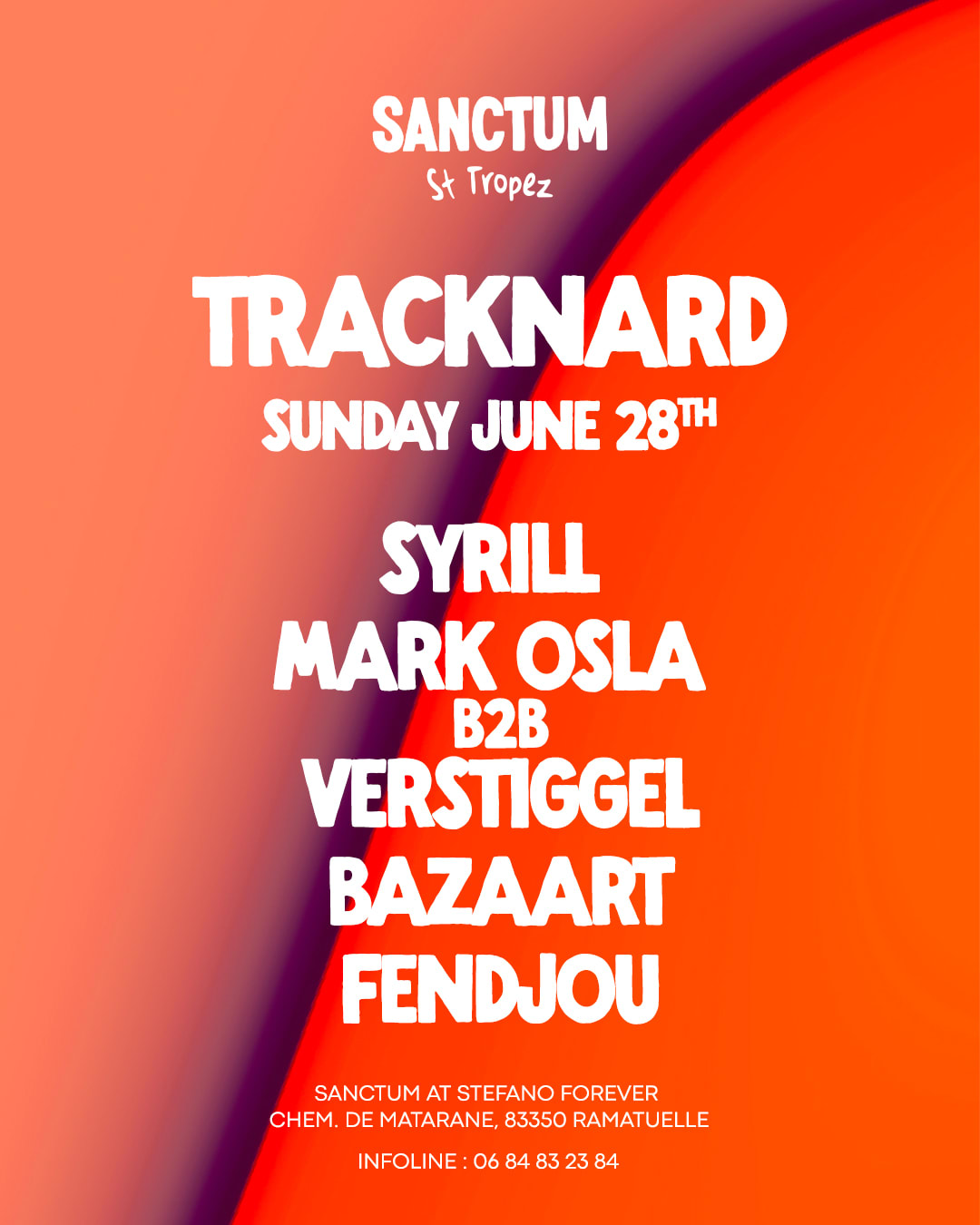 Tracknard: Syrill, Mark Osla, Verstiggel, Bazaart, Fendjou