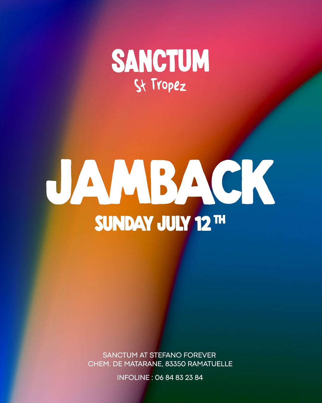 Jamback At Sanctum St-Tropez