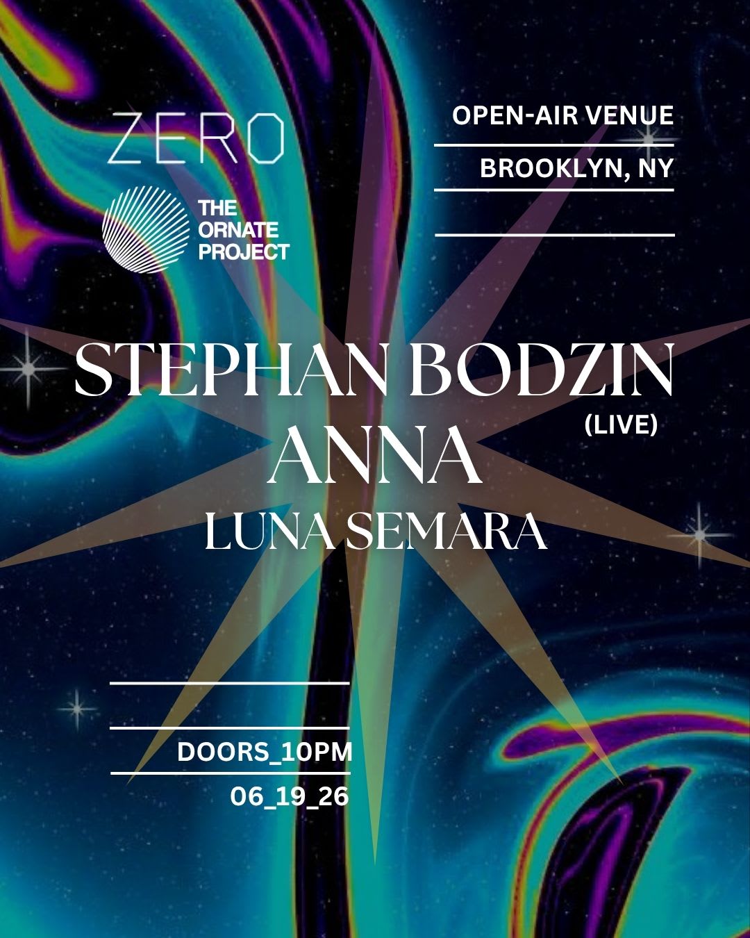 Stephan Bodzin (Live), Luna Semara, Oba + Flip