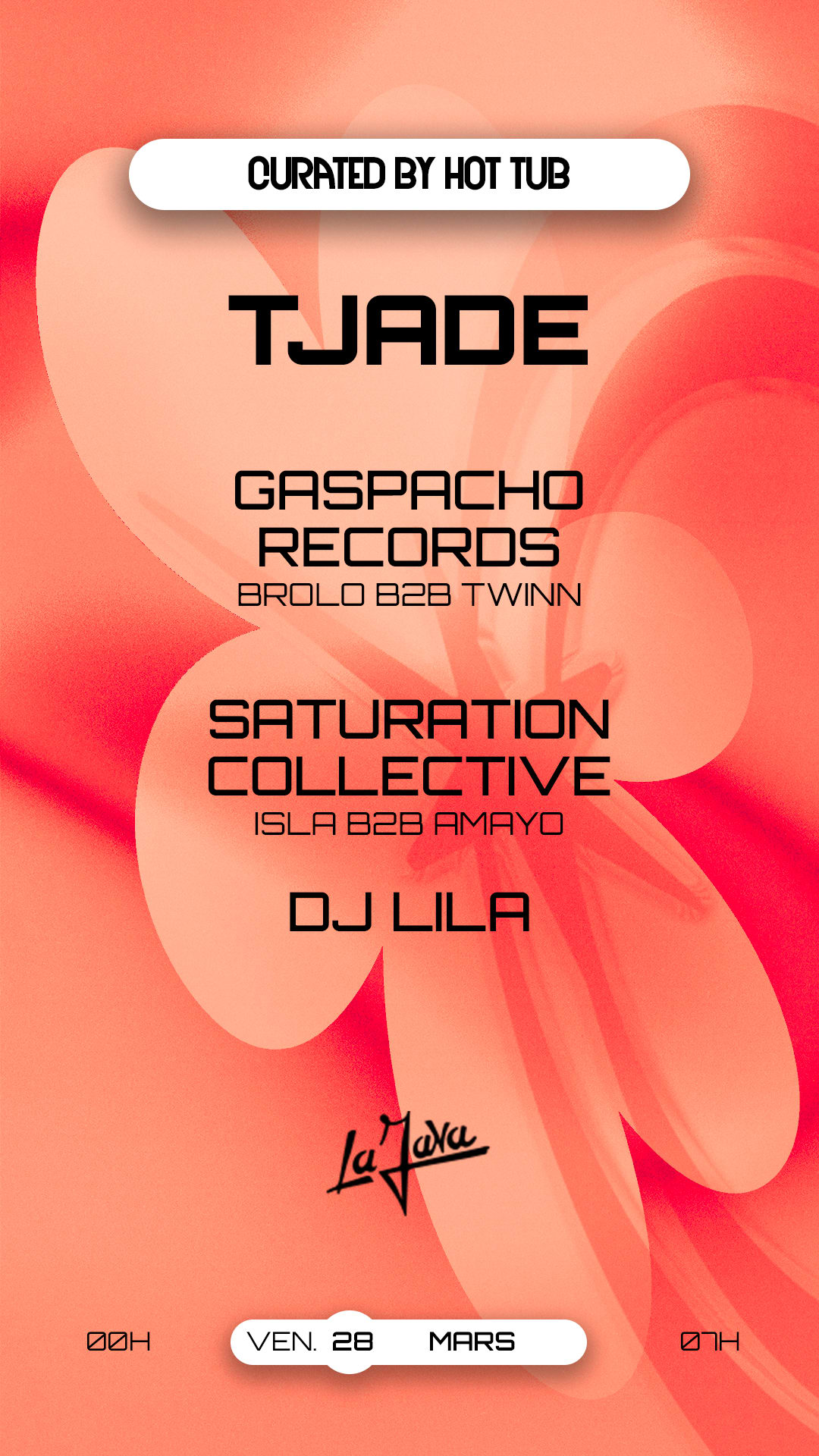 Hot Tub : Tjade, Saturation Collective & Gaspacho Records
