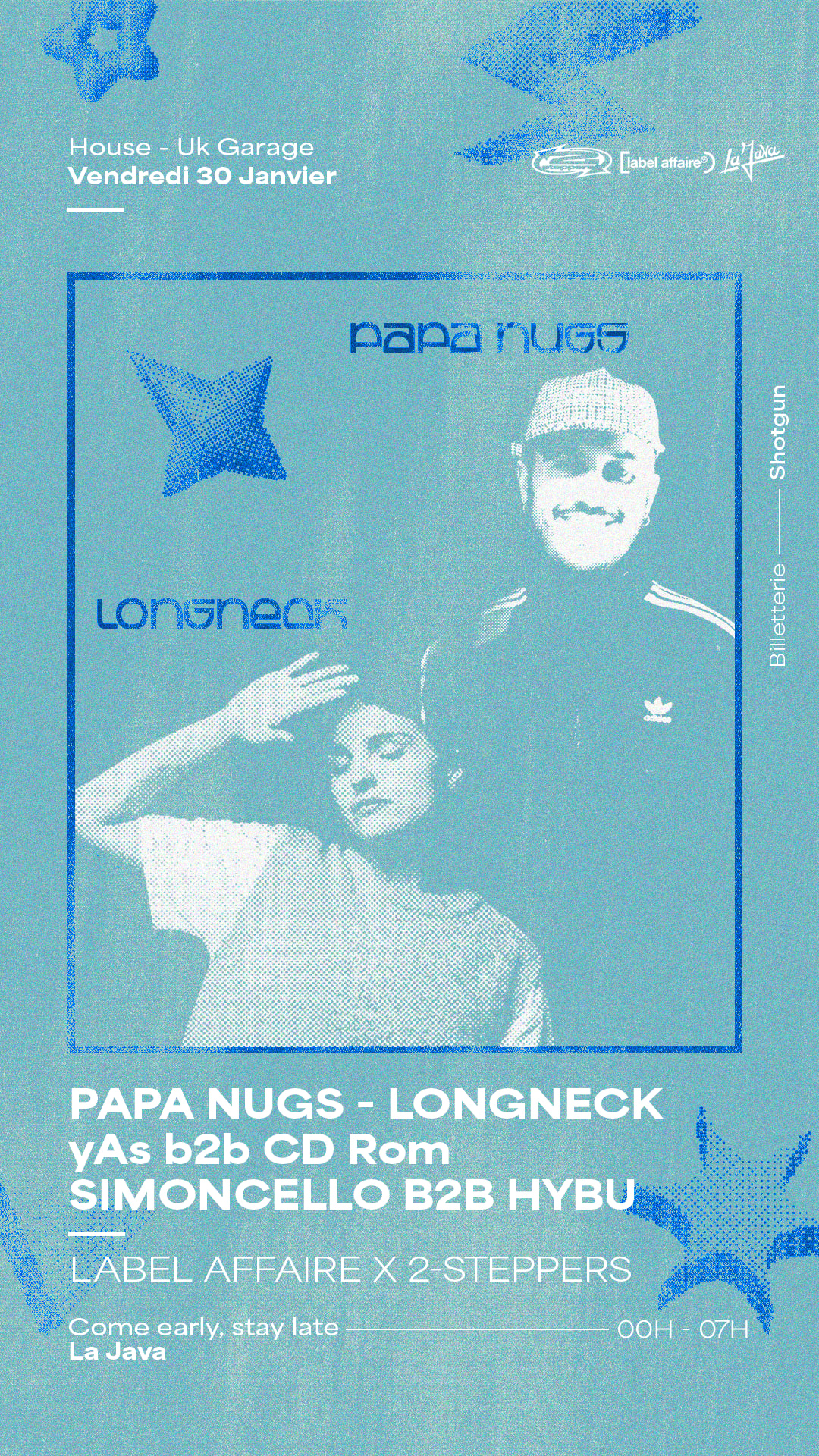 Label Affaire X 2-Steppers : Papa Nugs, Longneck & More
