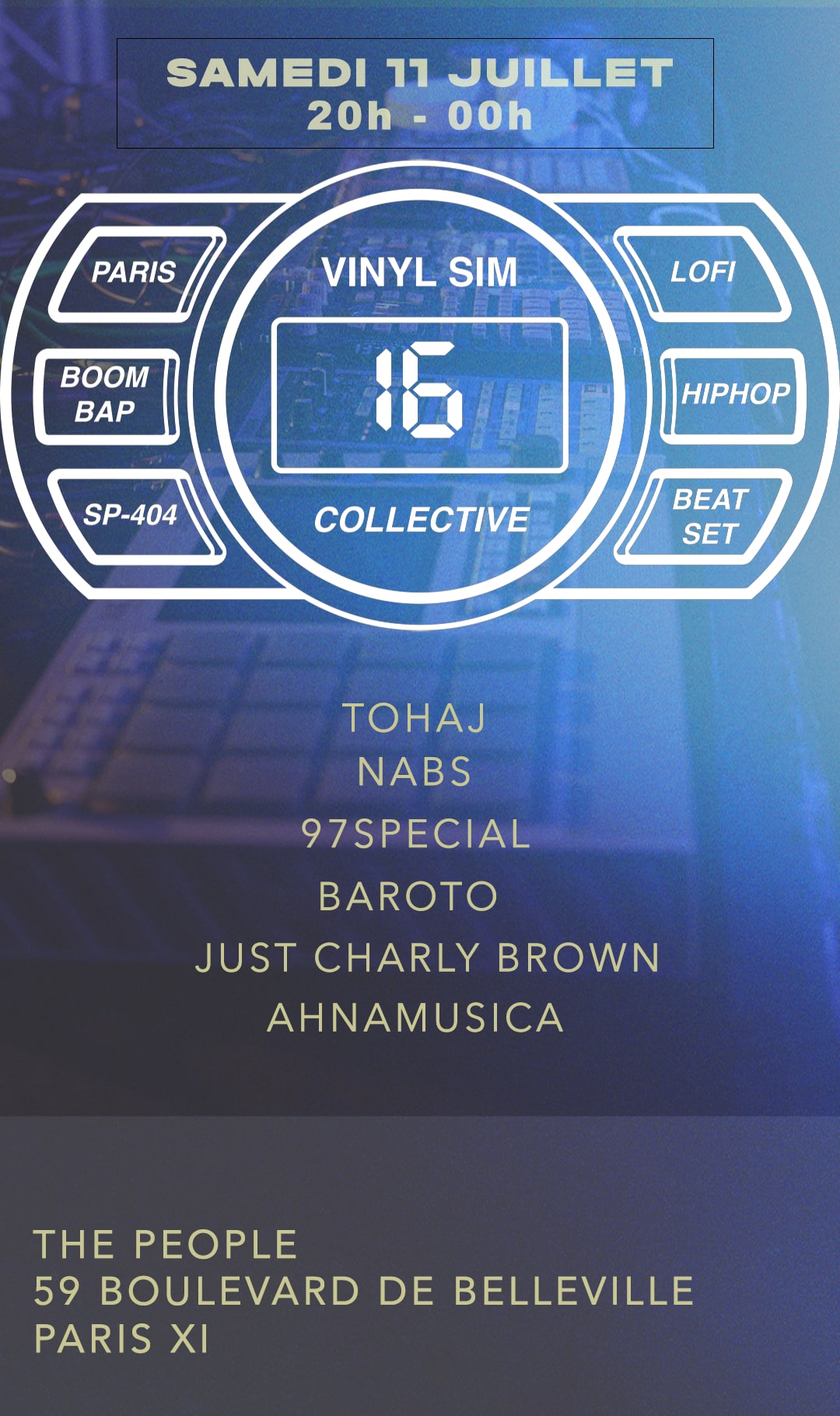 Vinyl Sim Collective Avec 6 Live Performers (Lofi Hip-Hop)