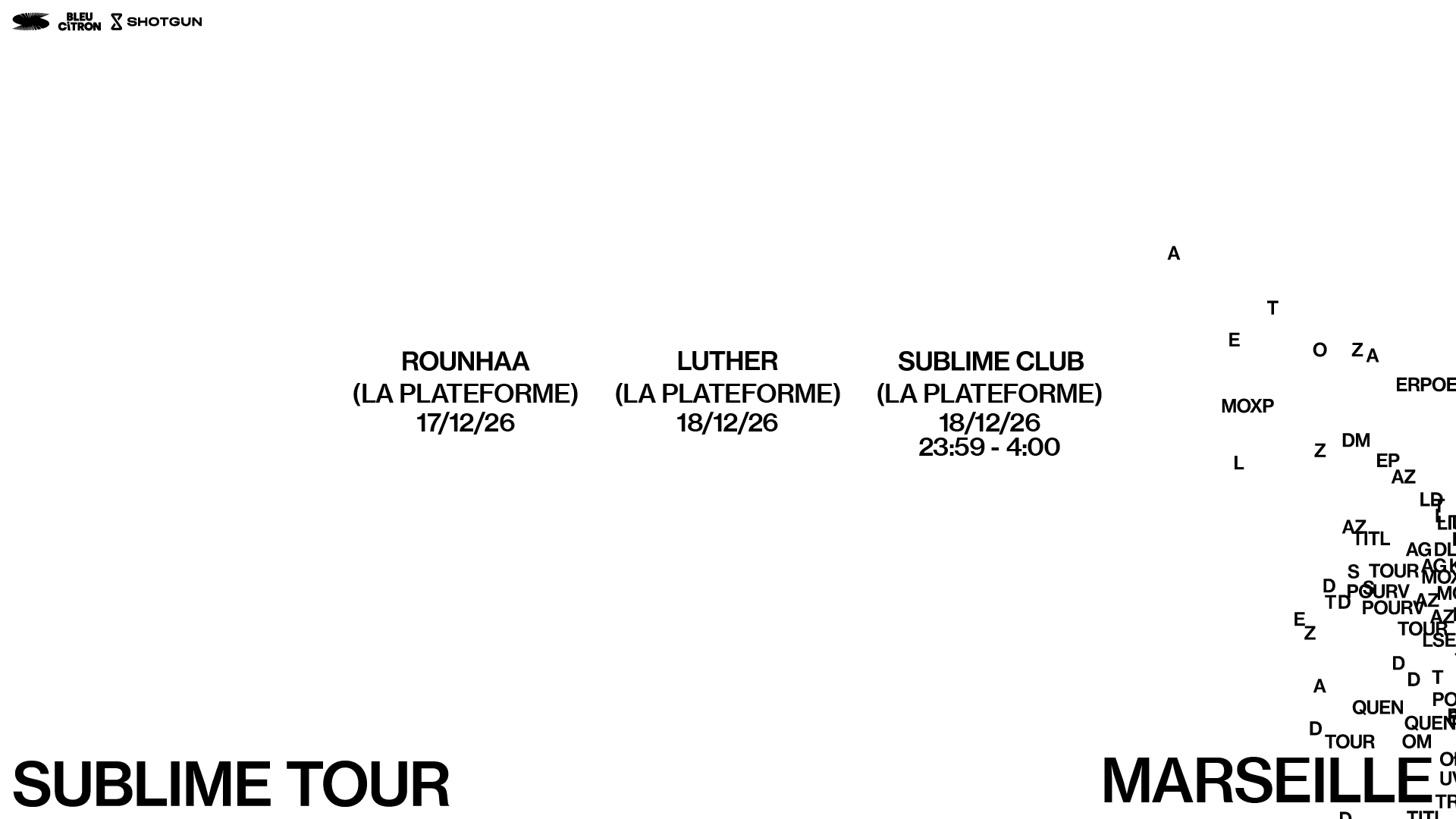 Sublime Tour - Marseille