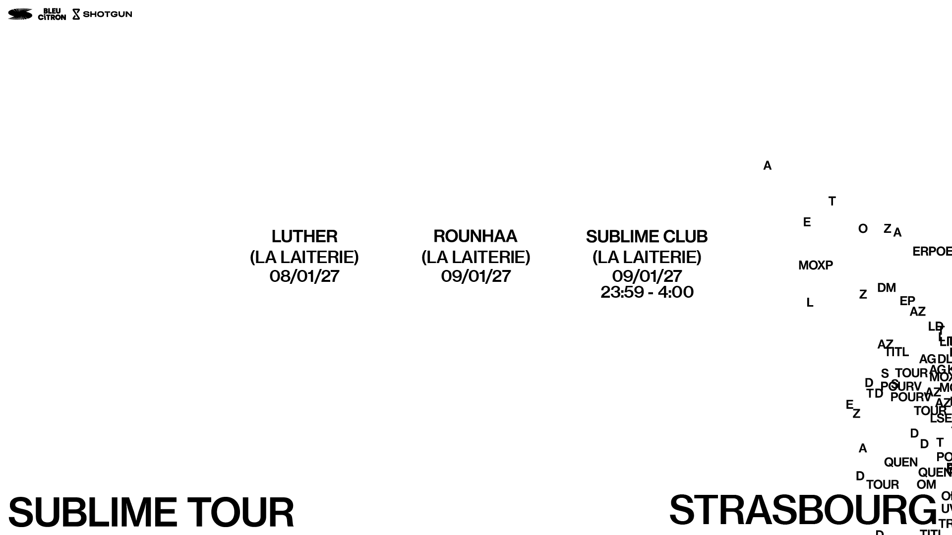 Sublime Tour - Strasbourg