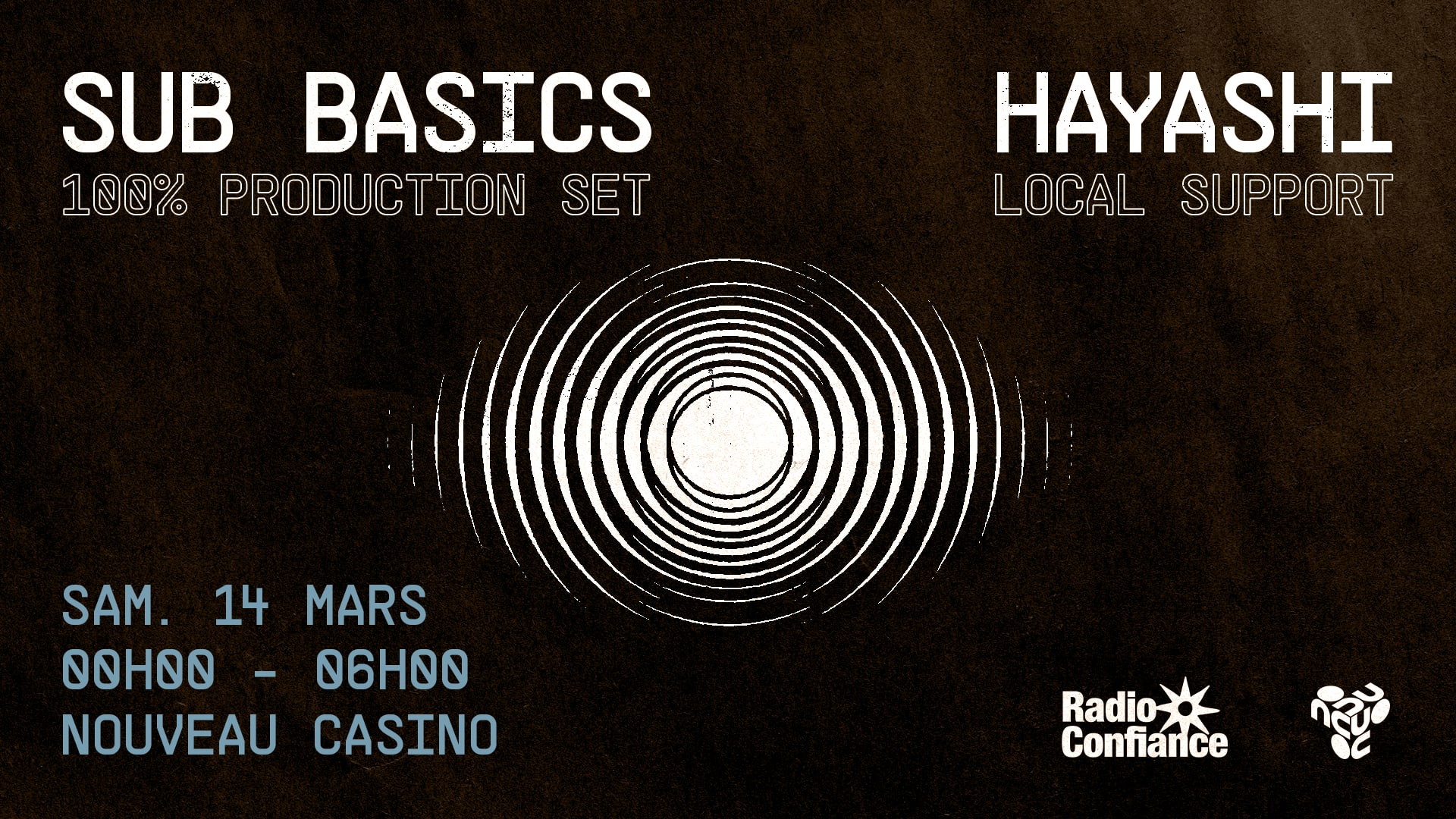 Radio Confiance: Sub Basics, Hayashi