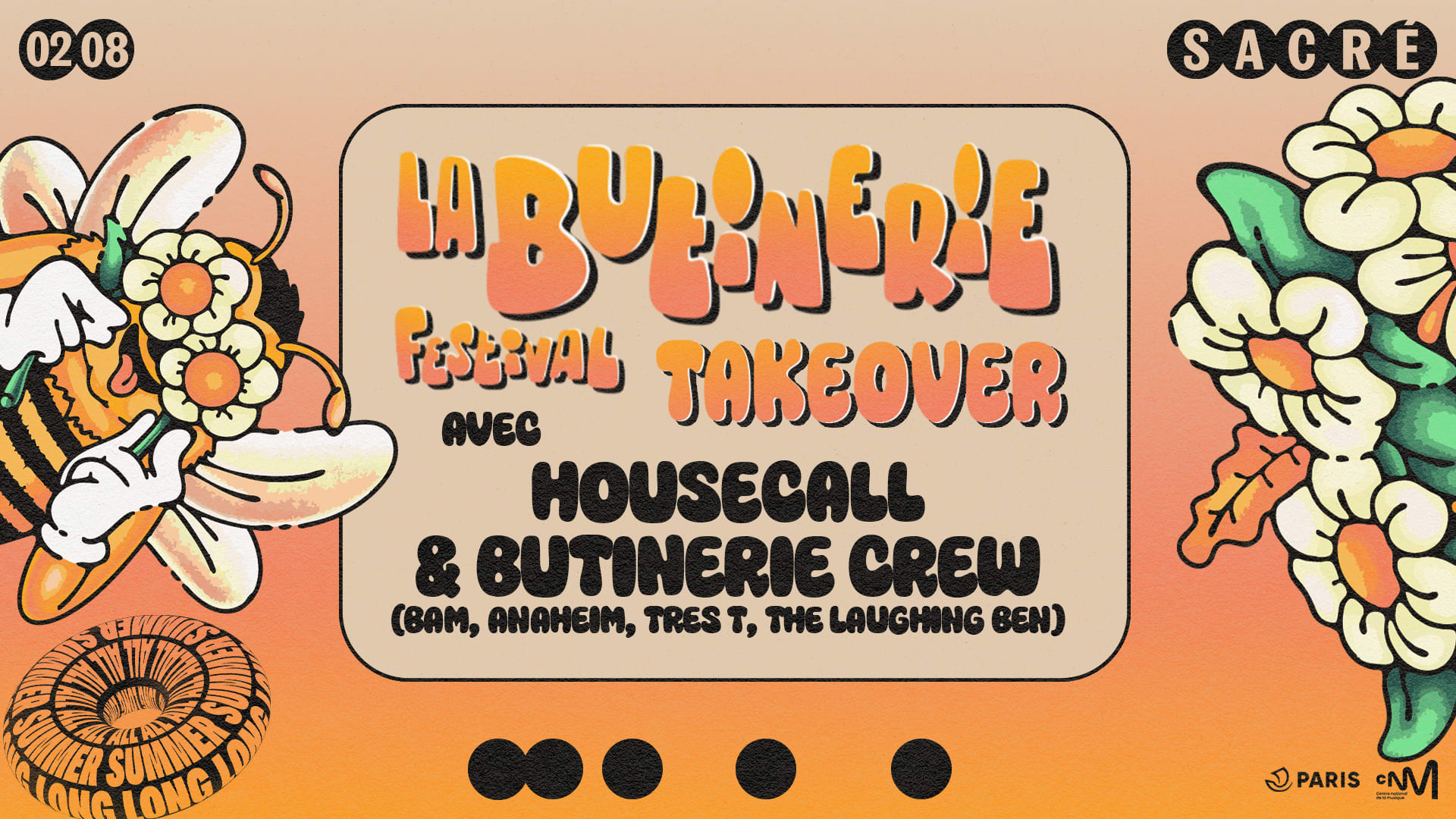 Sacré All Summer Long : La Butinerie Festival Takeover
