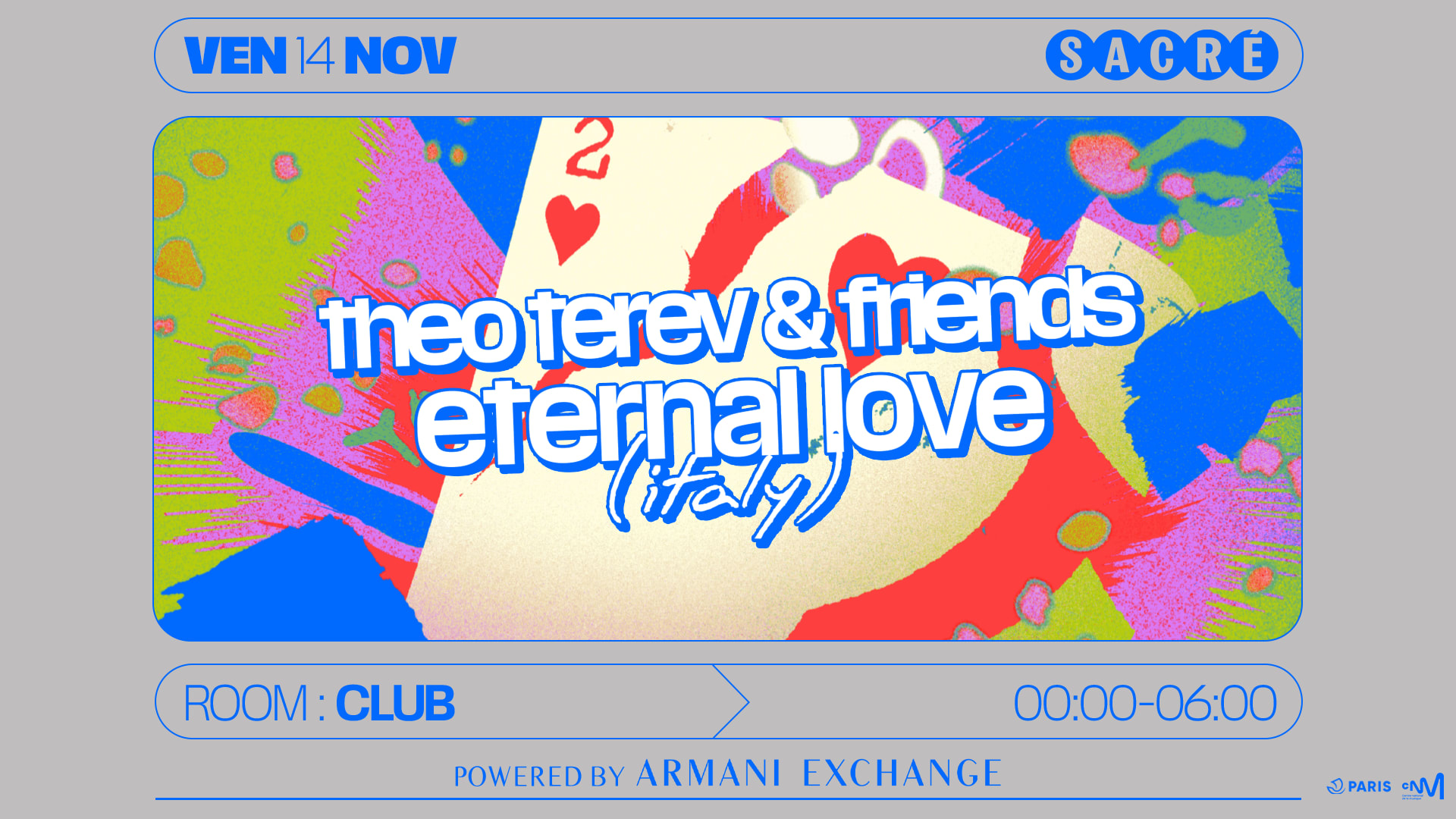 Sacré : Théo Terev & Friends [Powered By Armani Exchange]