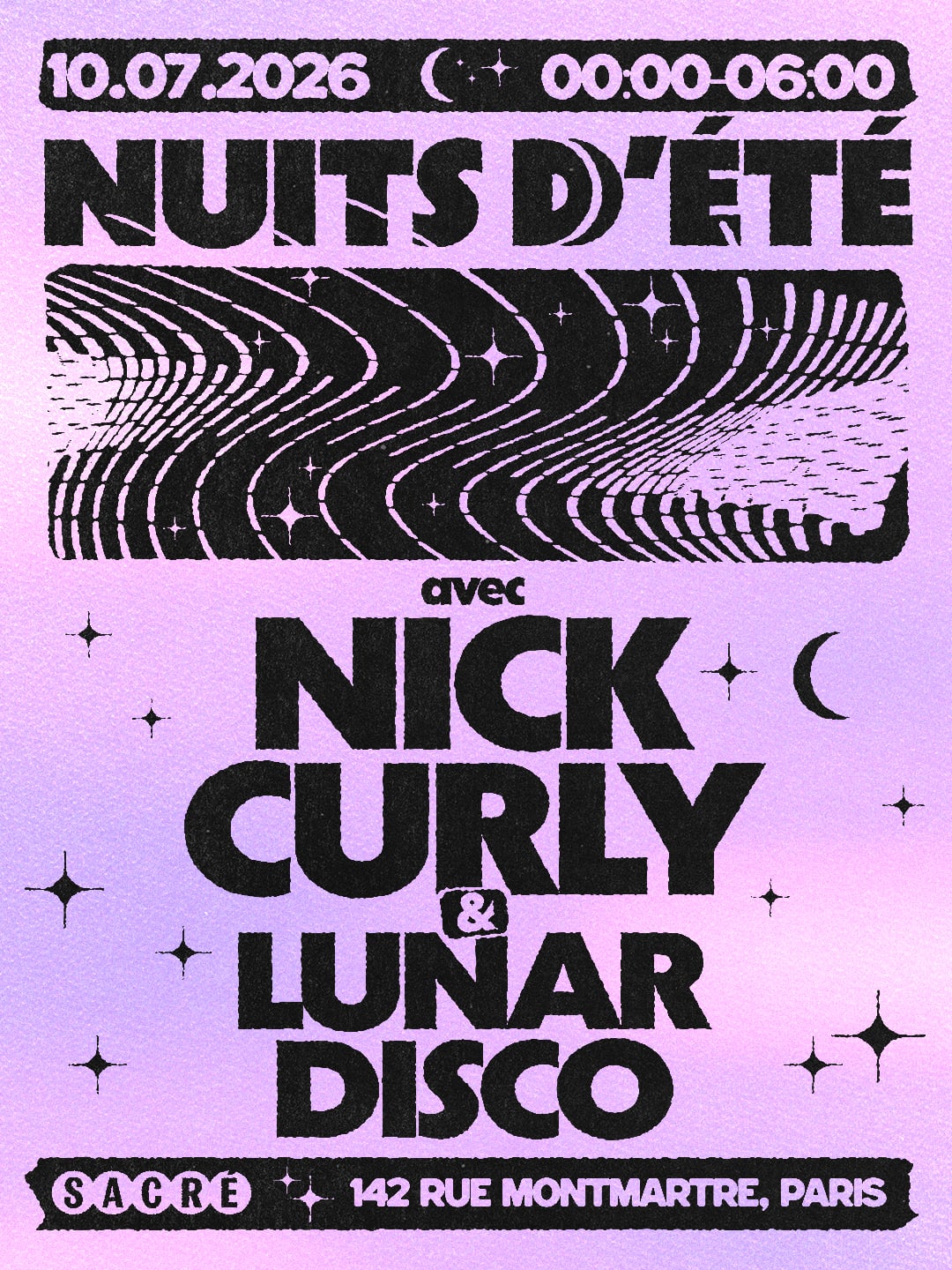 Sacré Présente : Nick Curly & Lunar Disco
