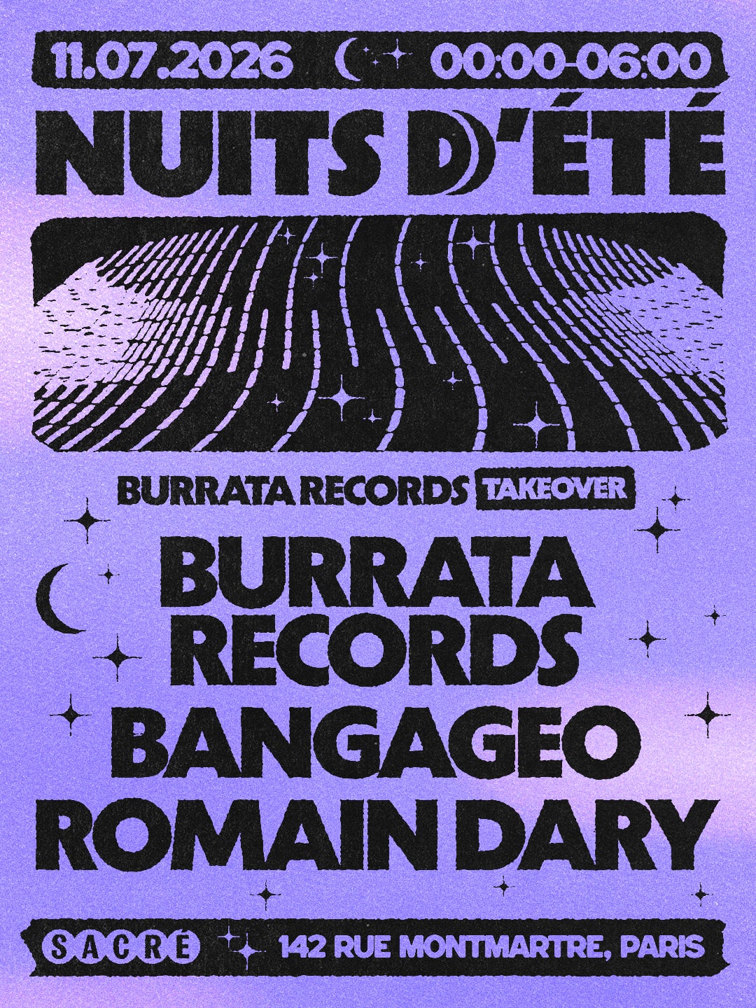 Sacré Présente : Burrata Records Take Over