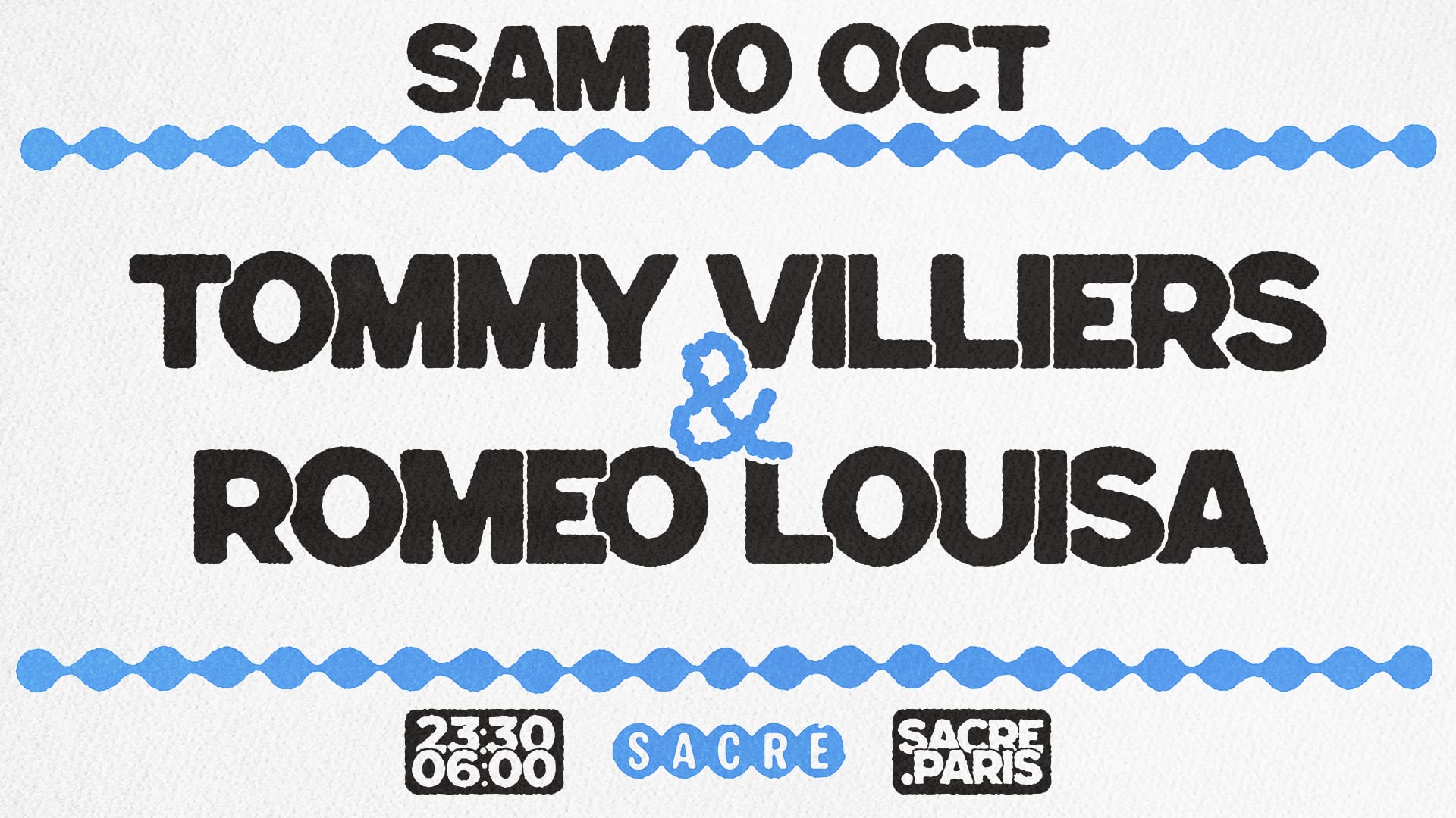 Sacré Présente : Tommy Villiers & Romeo Luisa