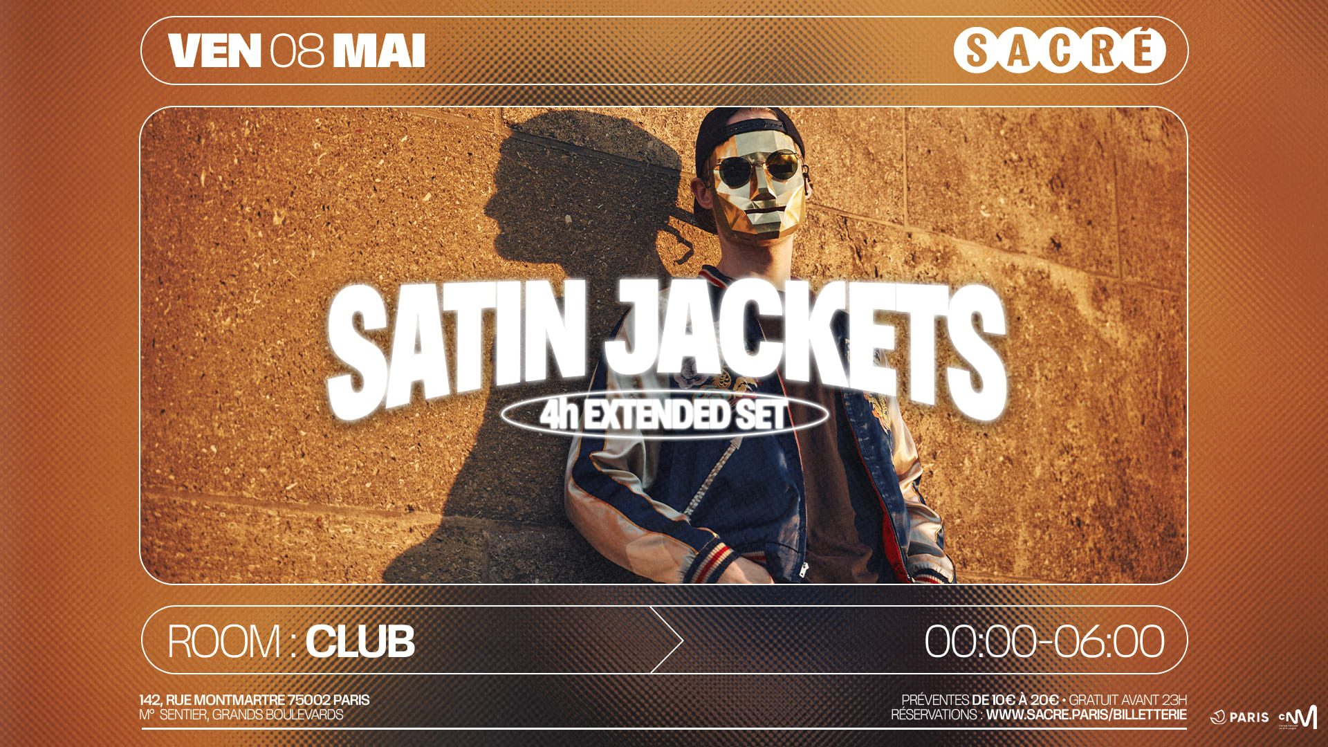 Sacré Présente : Satin Jackets (4hours Extended Set)