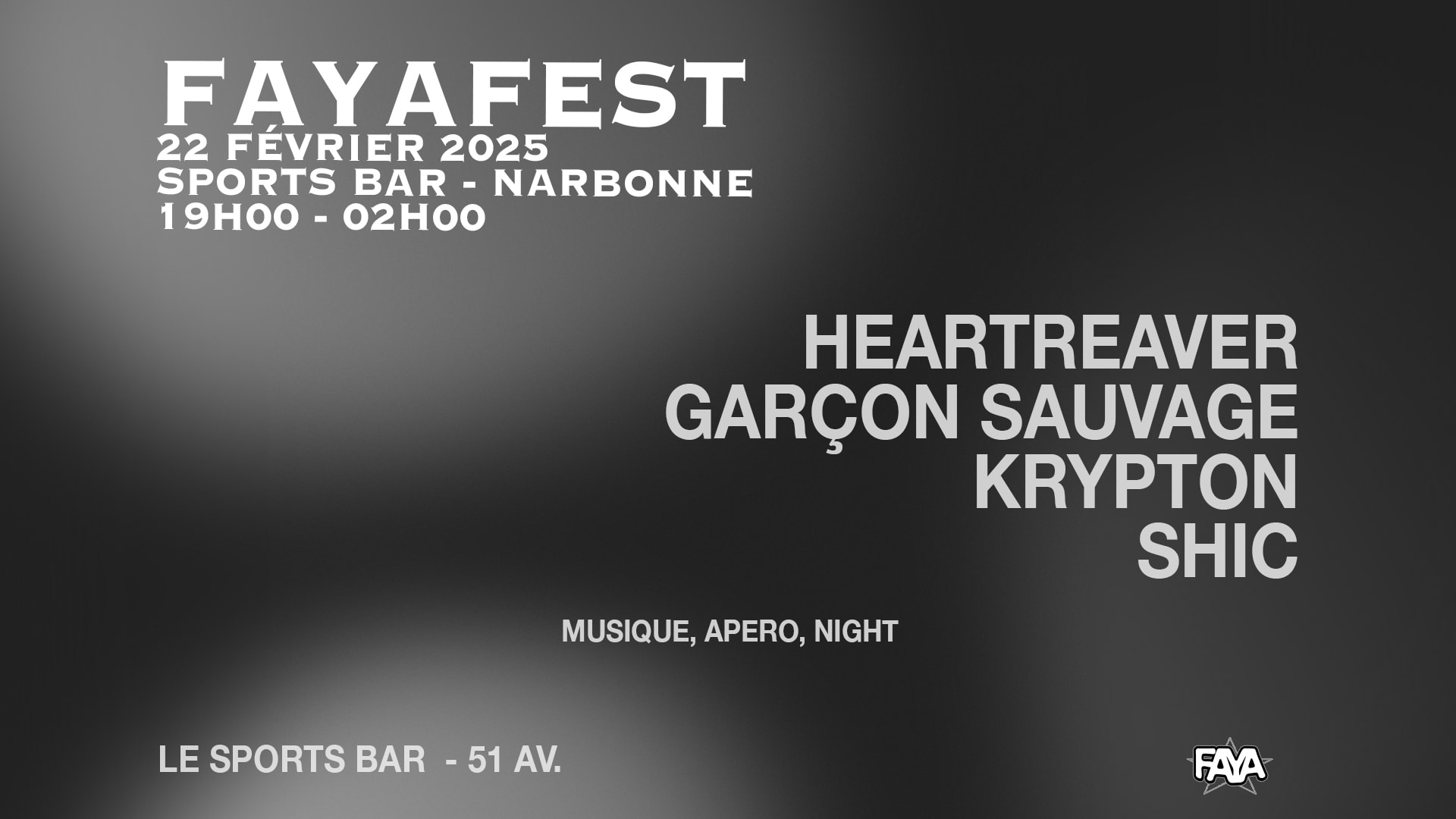 Faya X Sports Bar 2025