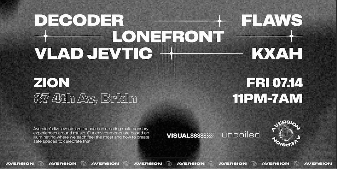 Uncoiled @ Zion: Decoder, Flaws (Uk), Lonefront, Vlad Jevtic