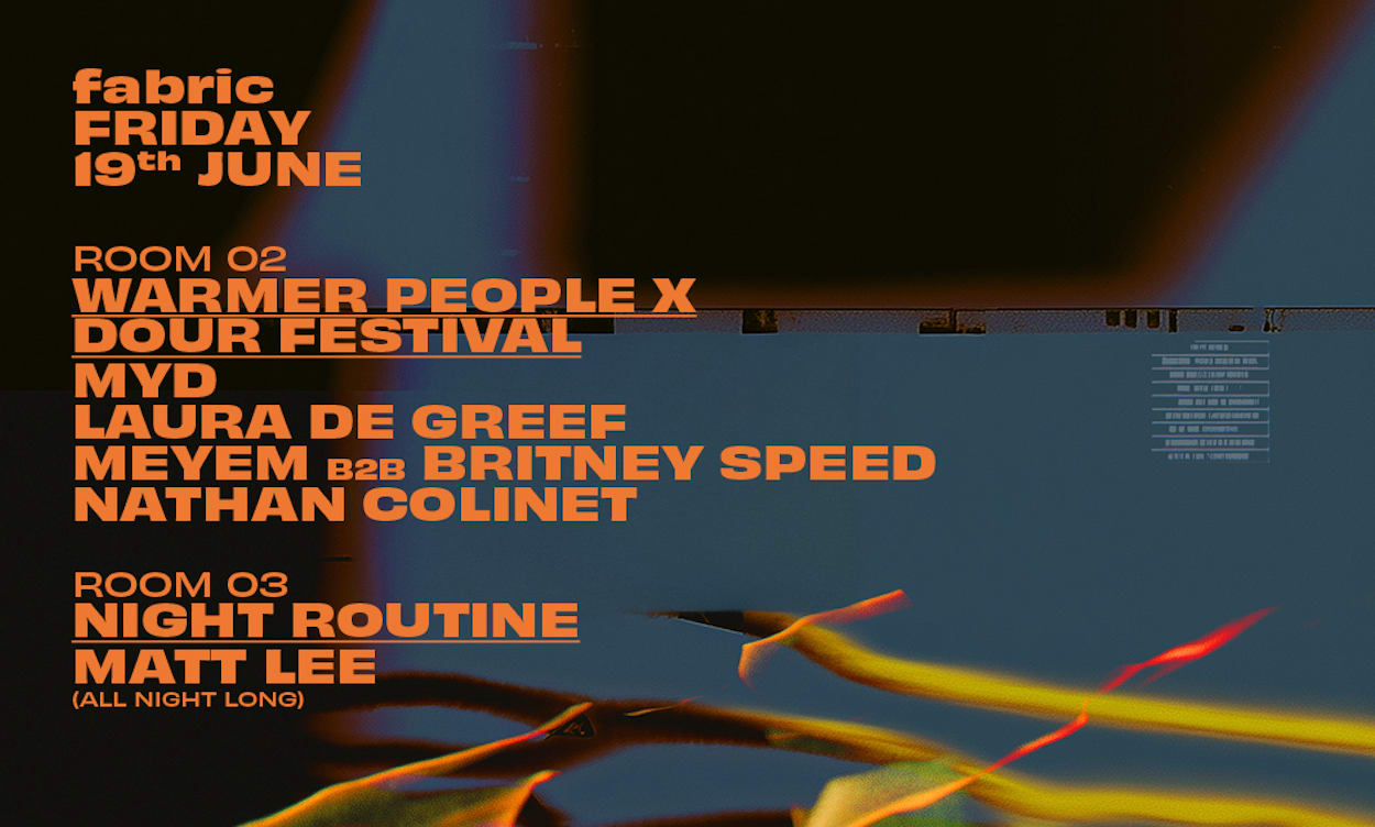 Warmer People X Dour Festival: Myd, Britney Speed & More