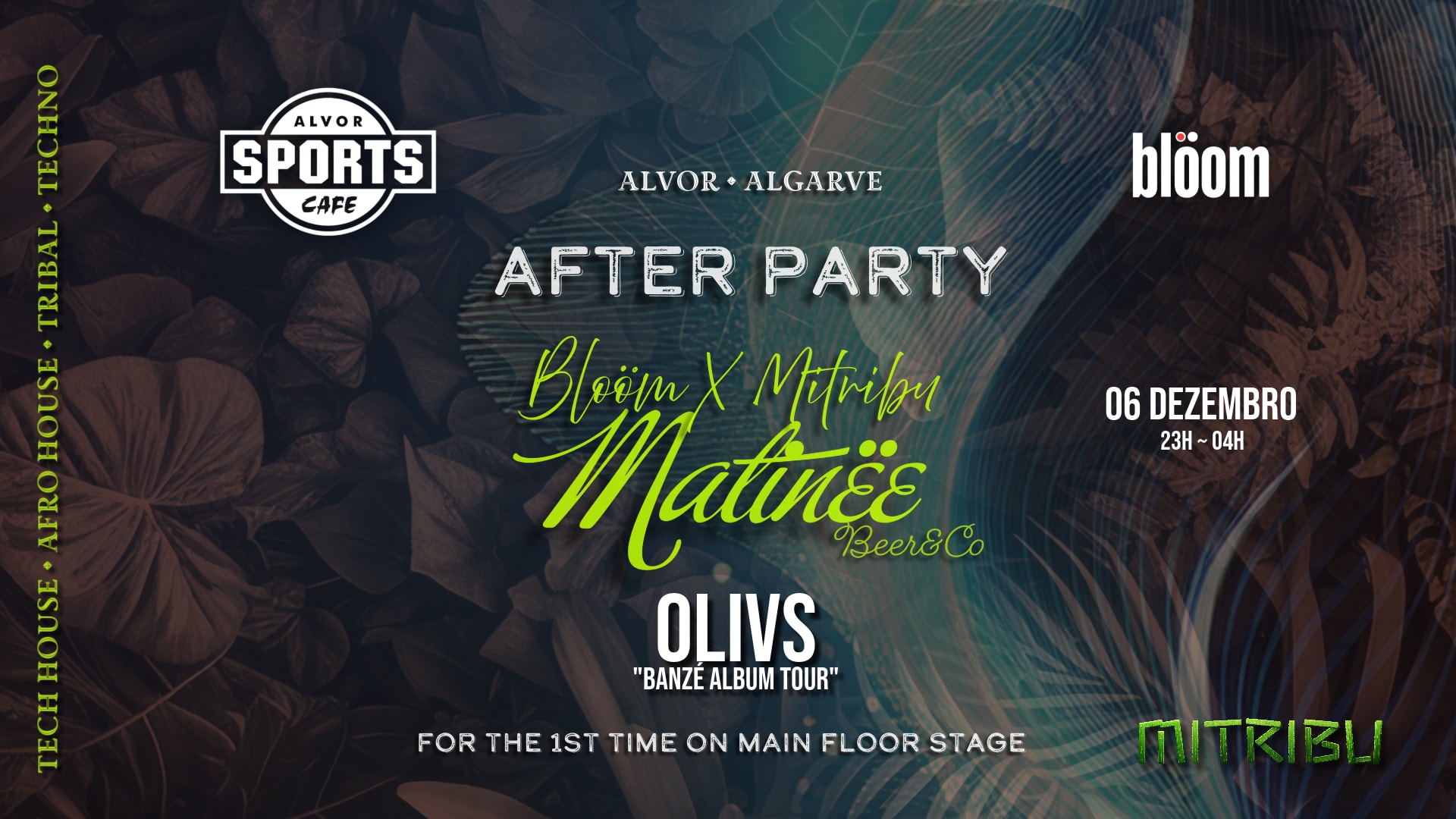 After Party • Matinëe Beer&Co @ Sports Café Bar (Alvor)