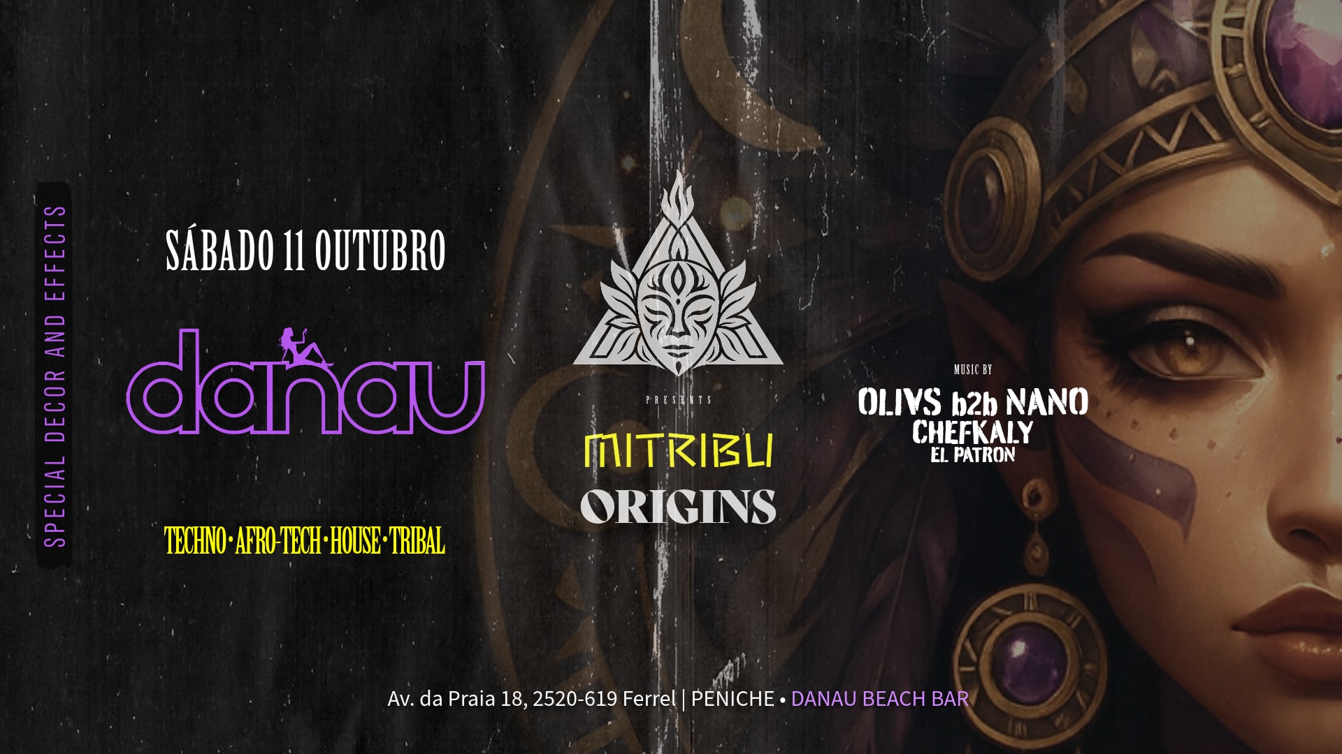 Mitribu Presents •Origins• @ Danau Beach Bar (Peniche)