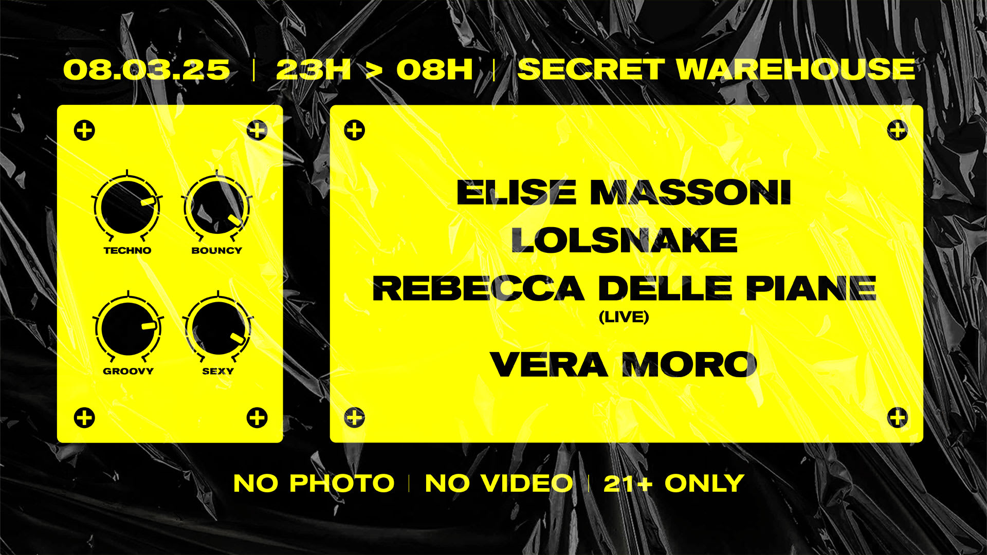 Alarma #08 Back To Warehouse: Lolsnake, Elise Massoni & More