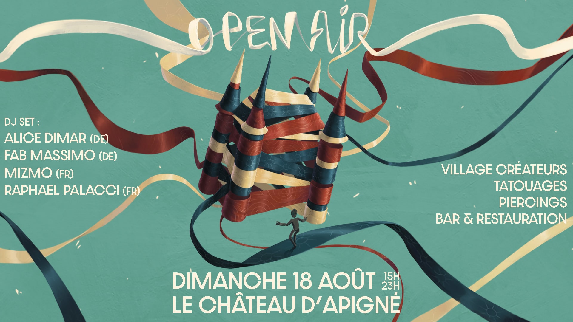 Open Air | Château D'apigné | We Are Uncommon