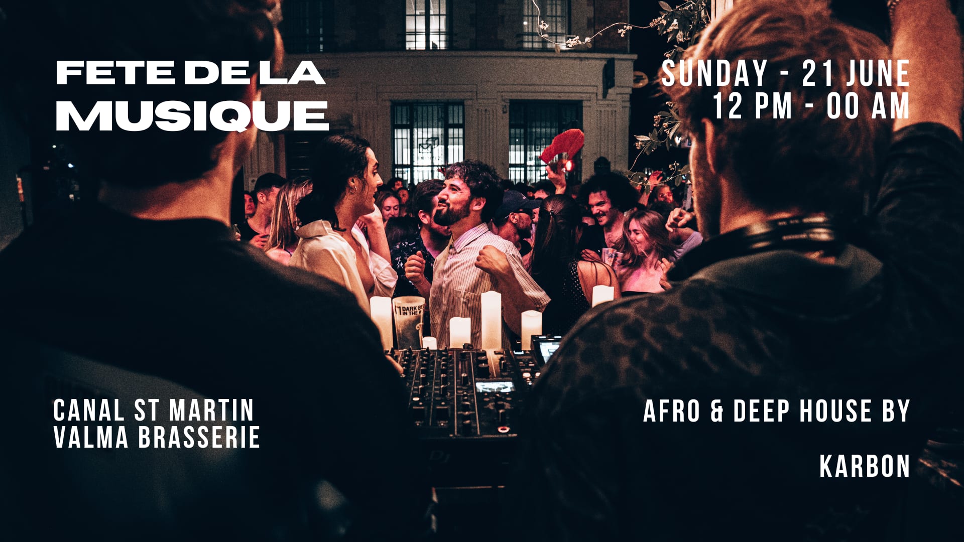 Open Air Fete De La Musique Canal St Martin @ Valma