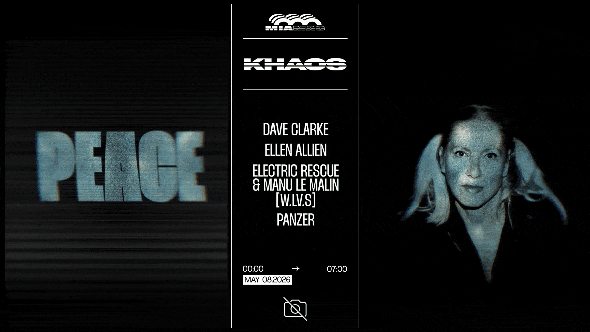Khaos : Ellen Allien, Dave Clarke, Manu Le Malin & More