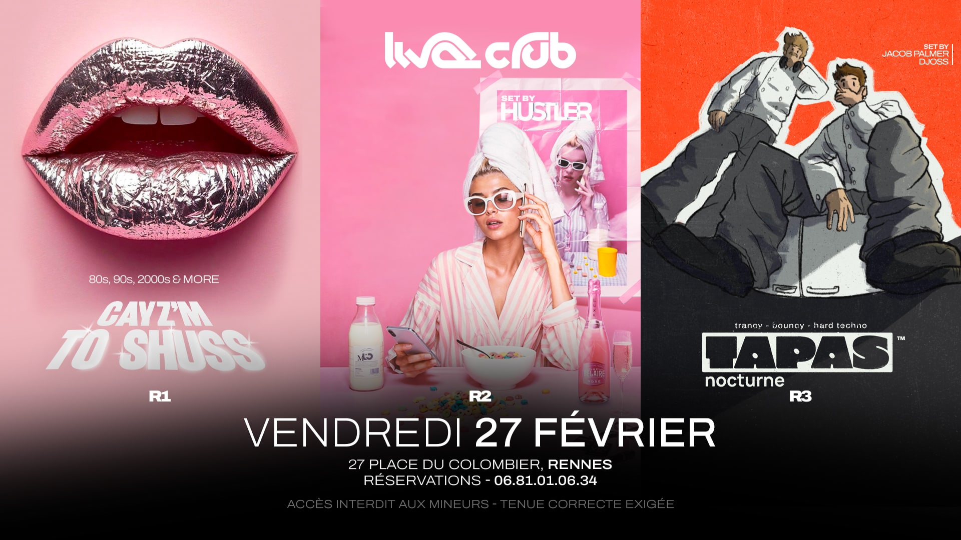 Tapas Nocturne:Jacob Palmer& Djoss(R3)+Husler(R2)+Cayz'm(R1)