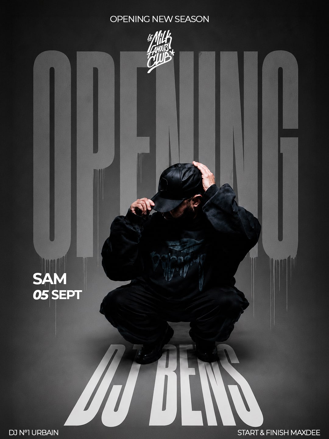 Sam 05 Sept - Dj Bens - Opening New Season