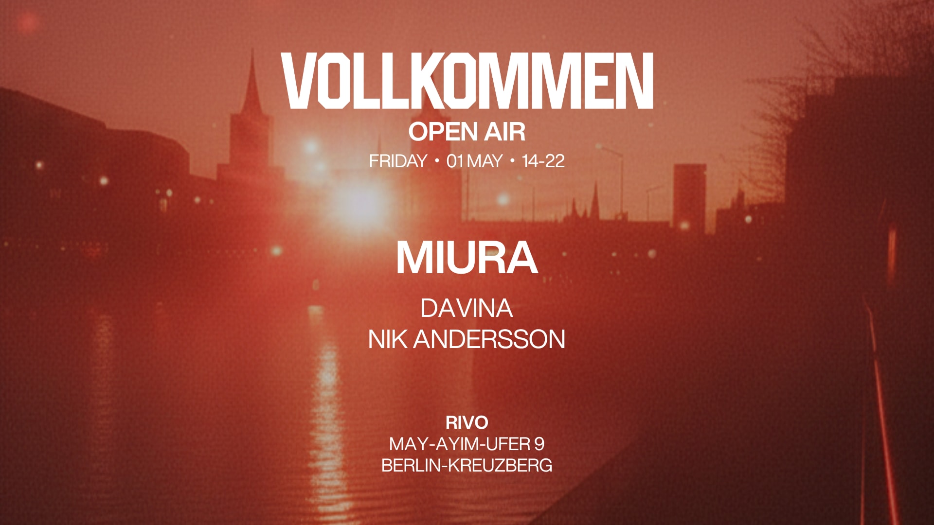 Vollkommen - Open Air @ Rivo With Miura | 01.05.2026