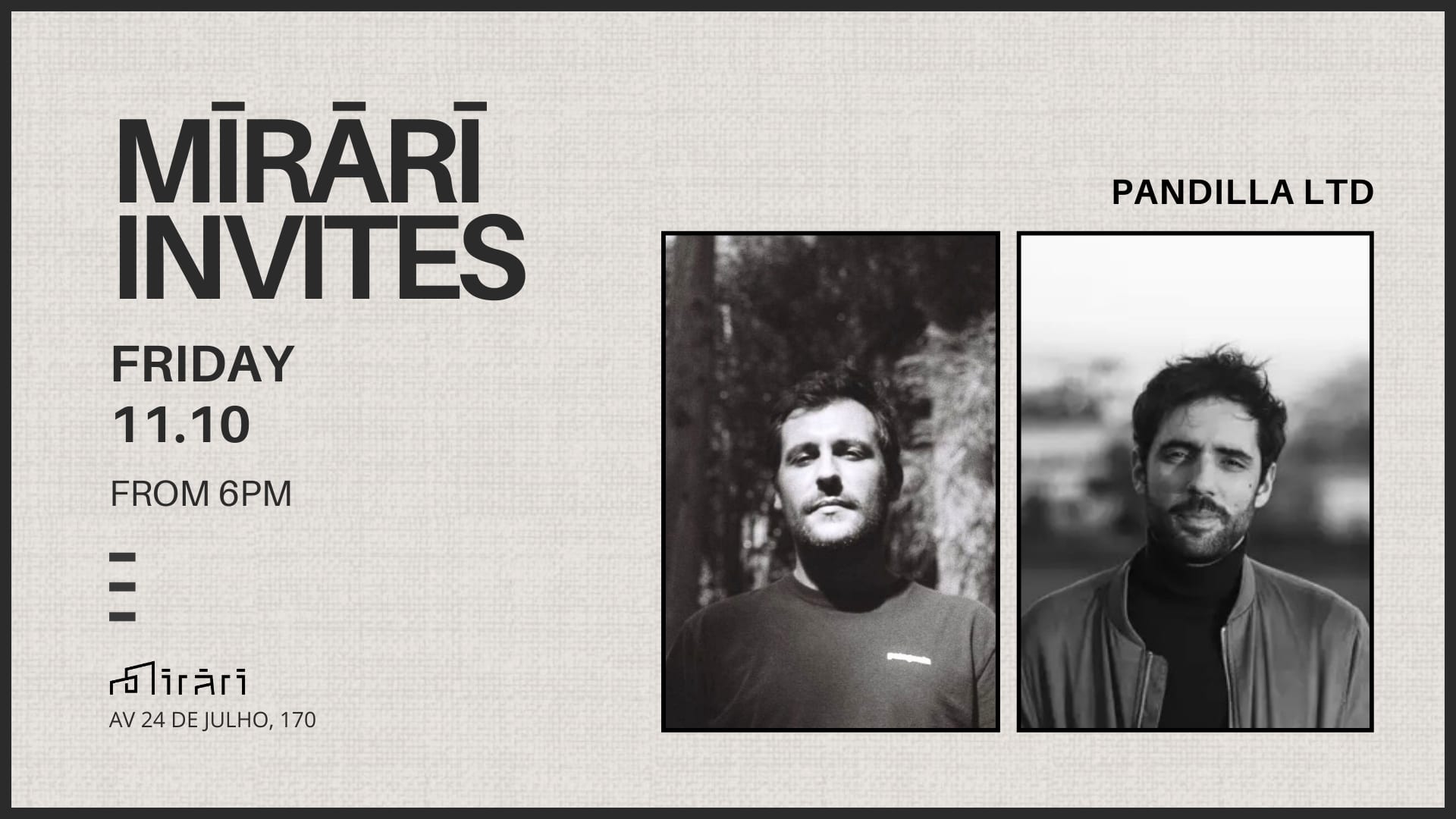 Mirari Invites: Pandilla Ltd