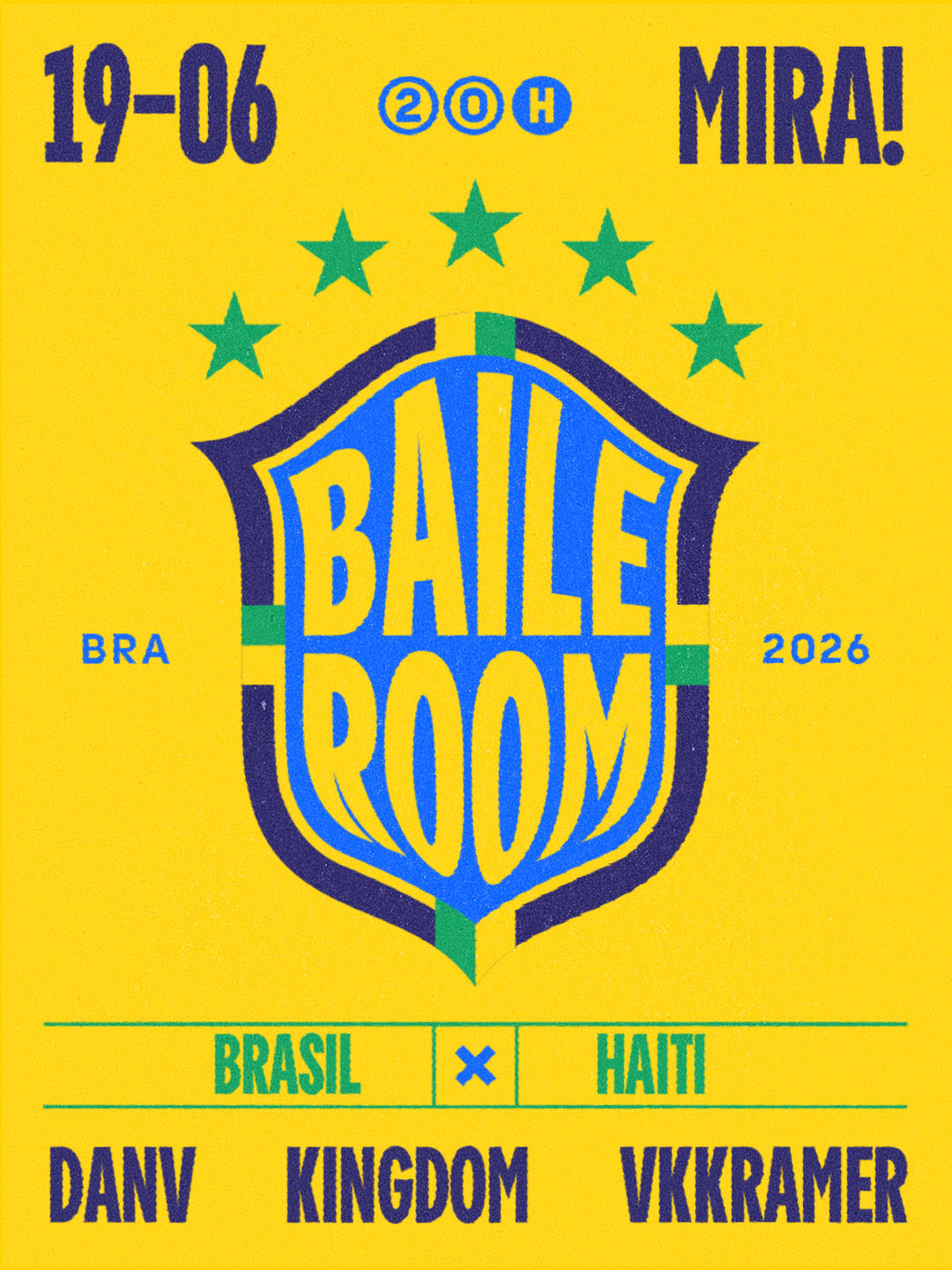 Baile Room | Baile Na Copa Bra X Hai - Sex, 19/06 @Mira Bh