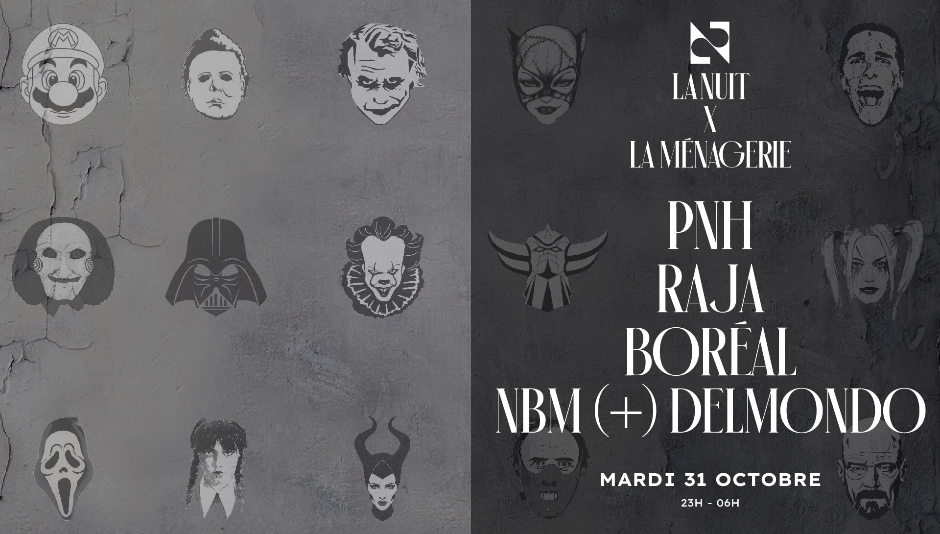La Nuit X La Ménagerie: The Halloween Party