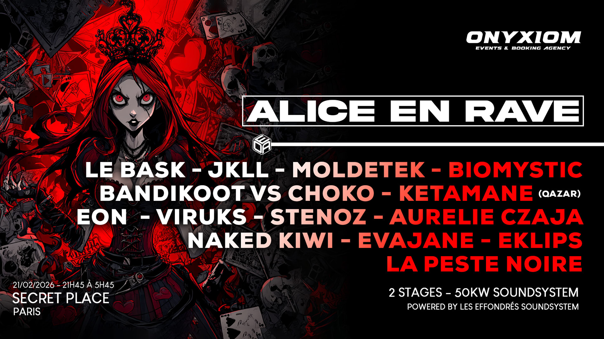 Onyxiom - Alice En Rave - 2 Stages