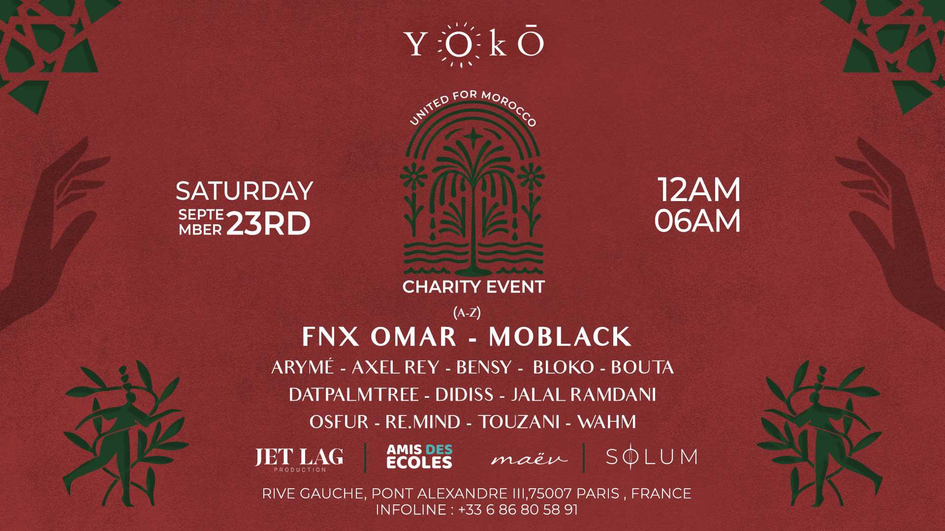Yoko: Charity Event For Morocco