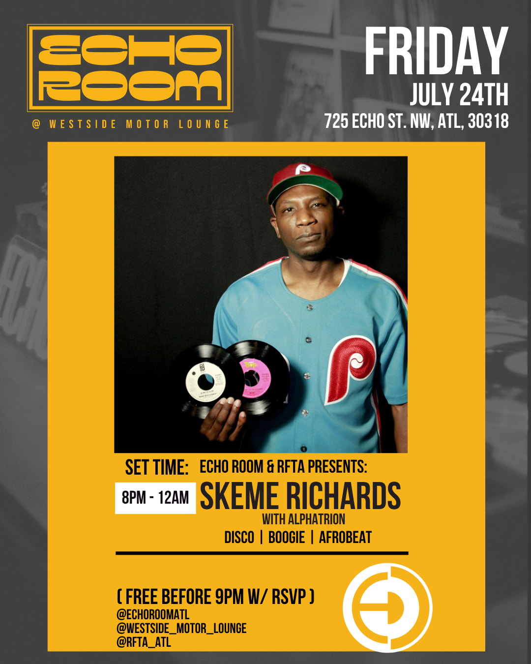 Echo Room & Rfta Present Skeme Richards (Philly)
