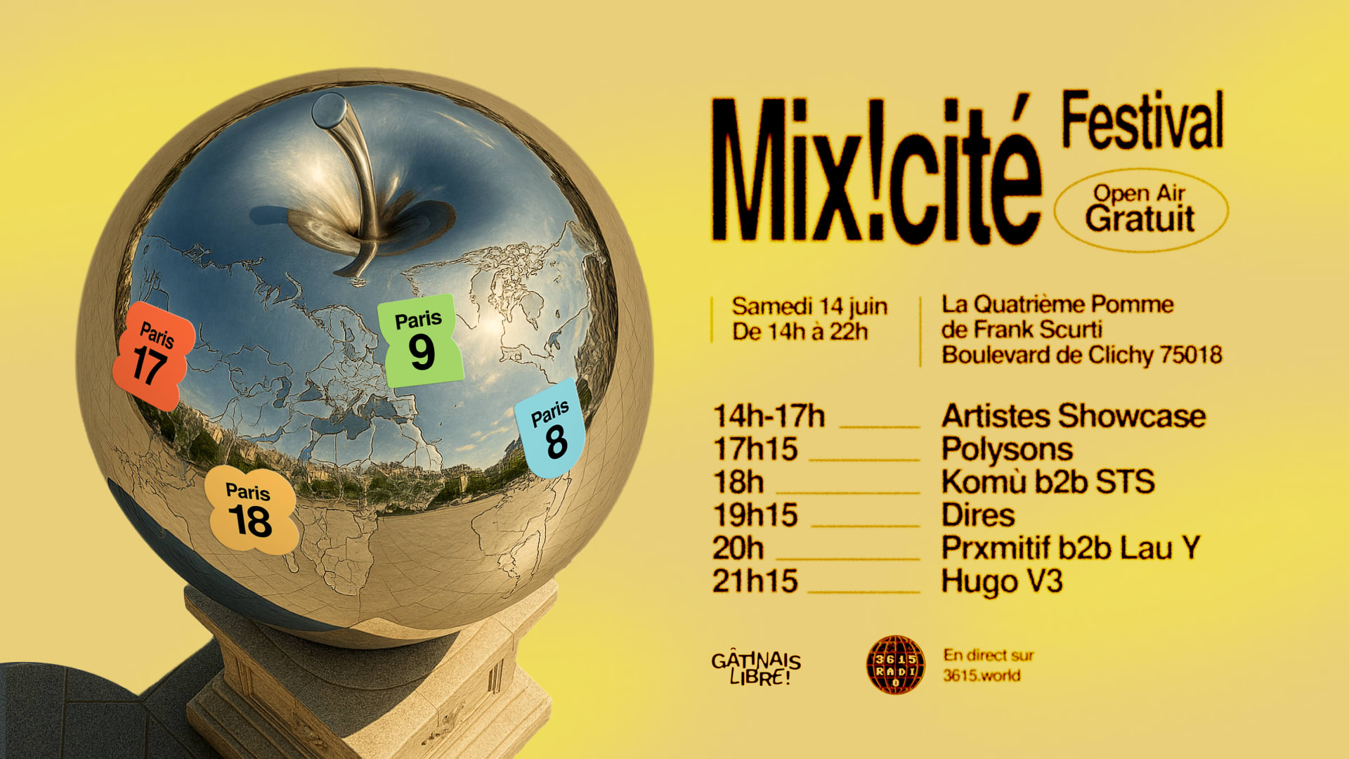 (Open Air) MIX!Cité : 36.15 Radio & Gl! Agency
